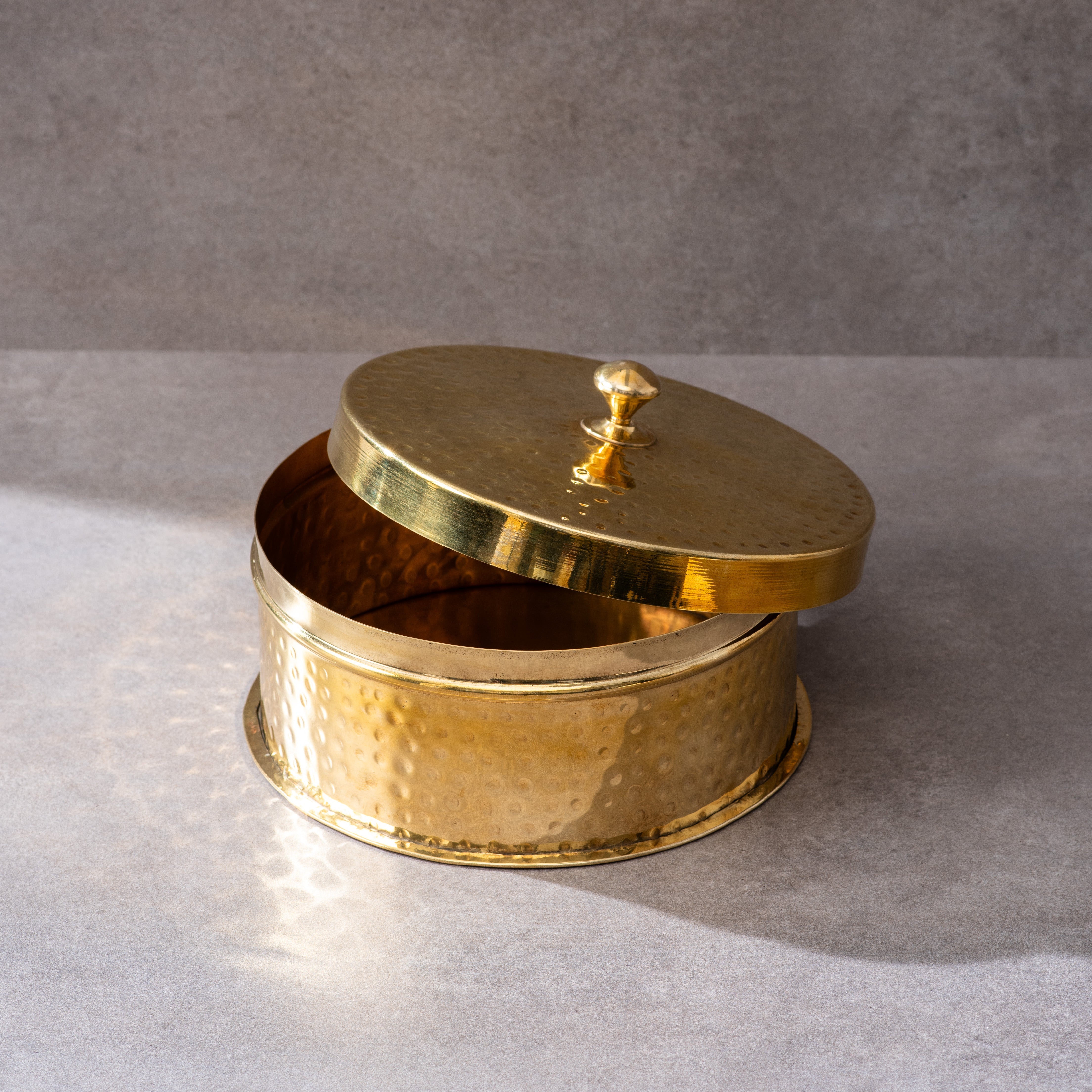 Brass Chapati Box P-TAL