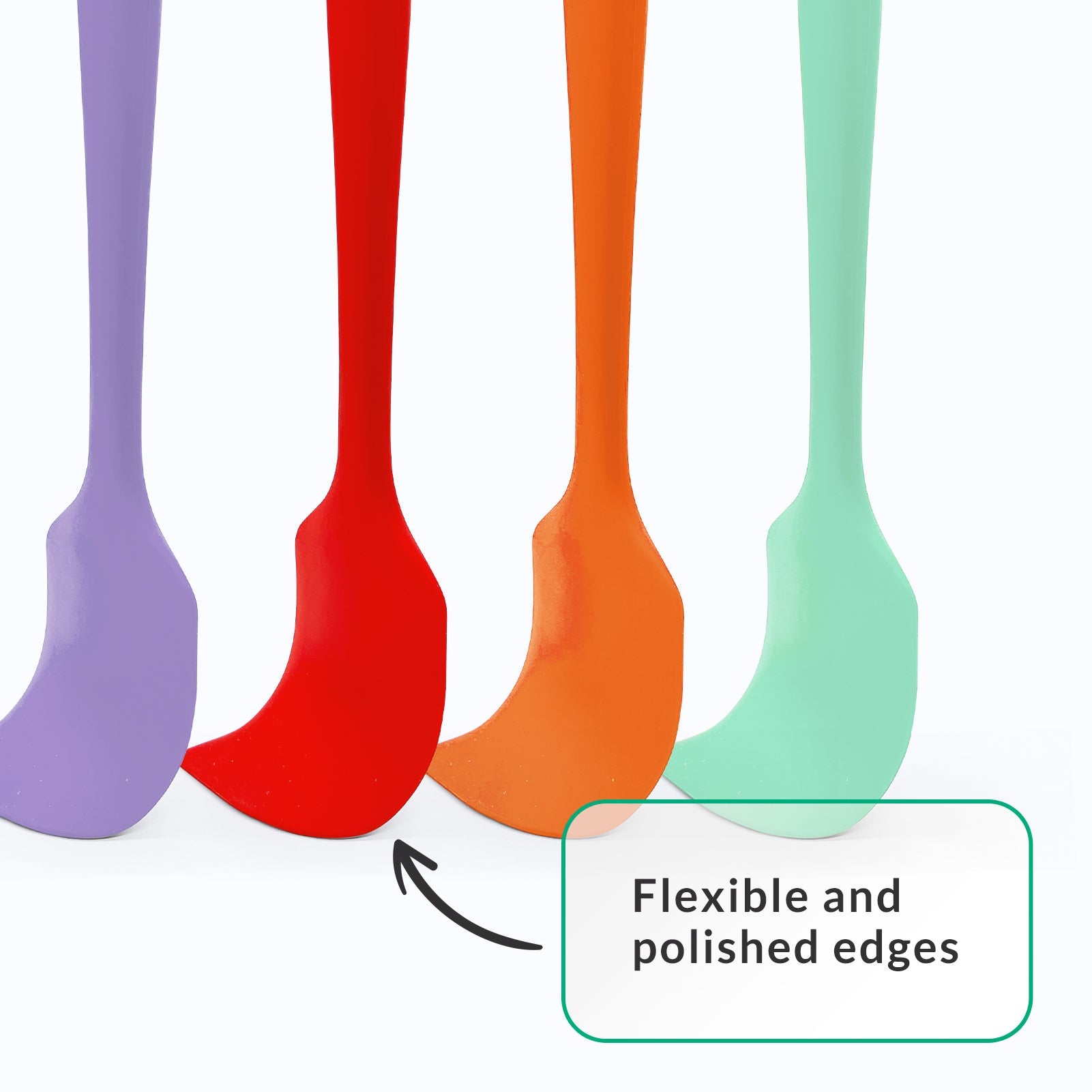 Blue Silicone Spatula | 3 Piece Silicone Spatula | Elihome