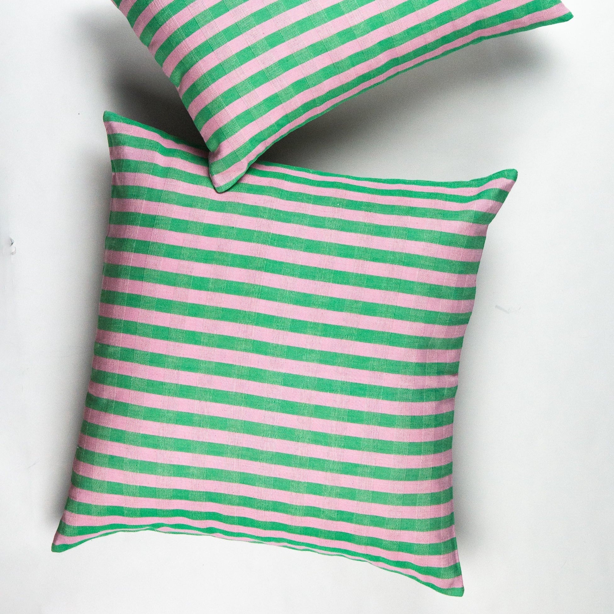 Archive NY Flora Stripe Square Pillow