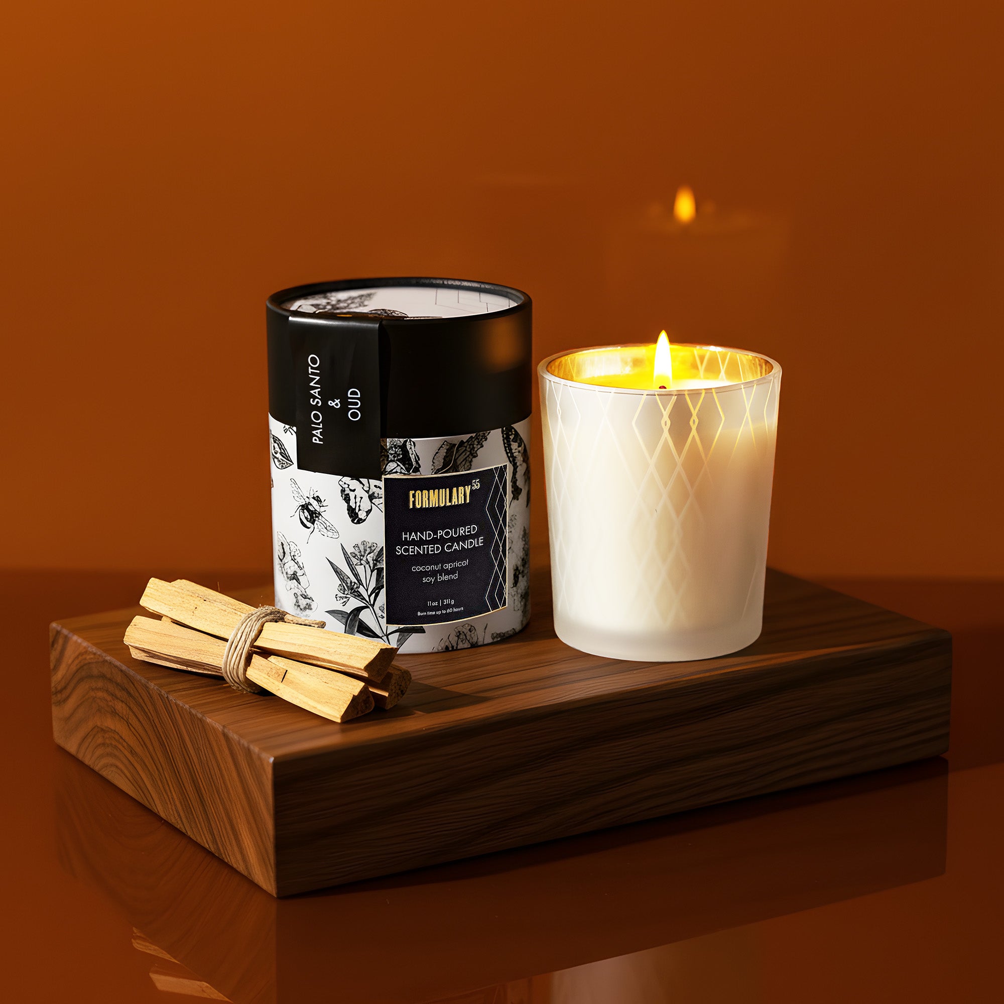 Palo Santo & Oud - Glow Candle