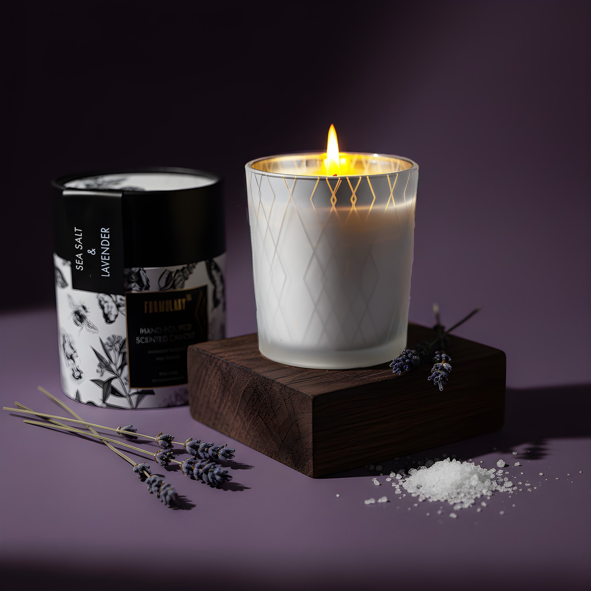 Sea Salt & Lavender - Glow Candle