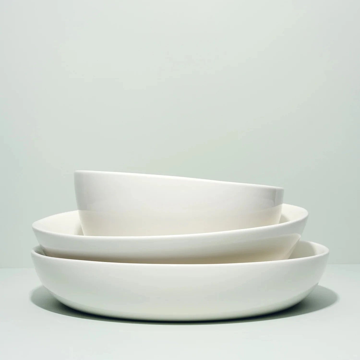 Shallow Serving Bowl - White