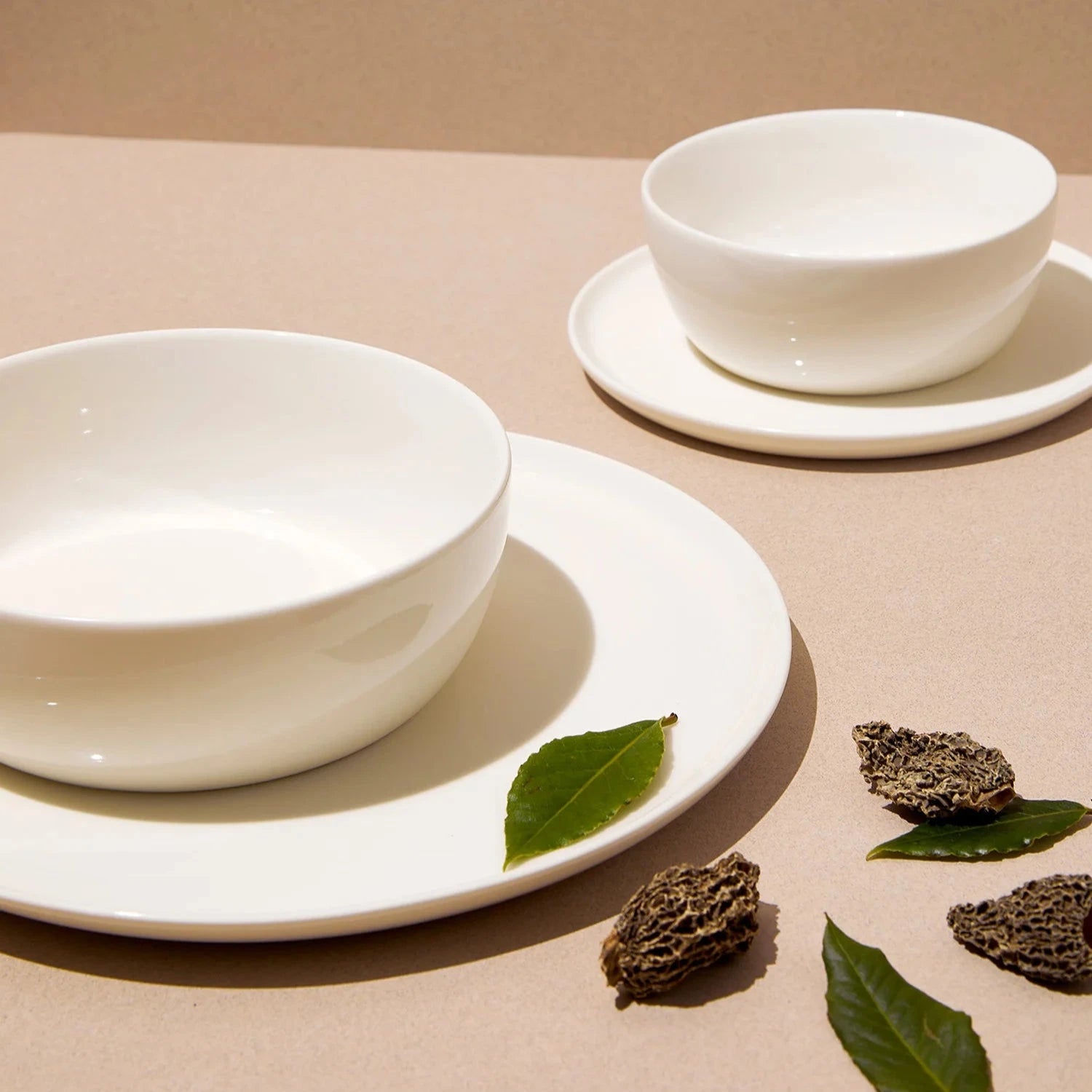 S/4 Slim Dinnerware Set - White