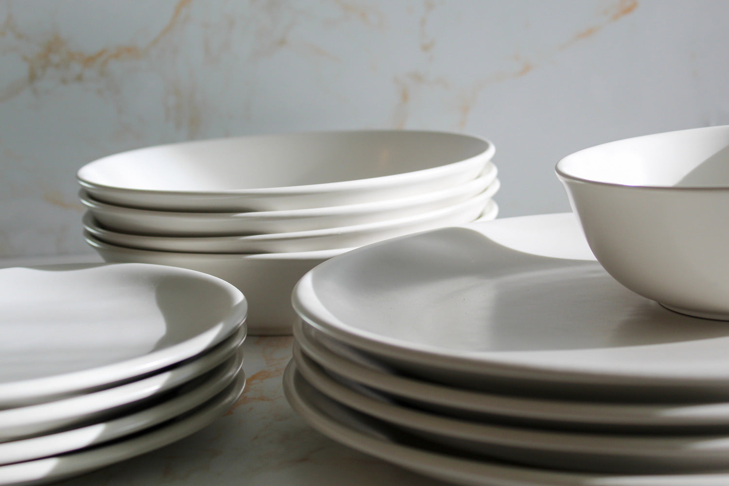 Elevate your everyday with The Heritage Collection - a complete dinnerware set designed for your most intimate moments.