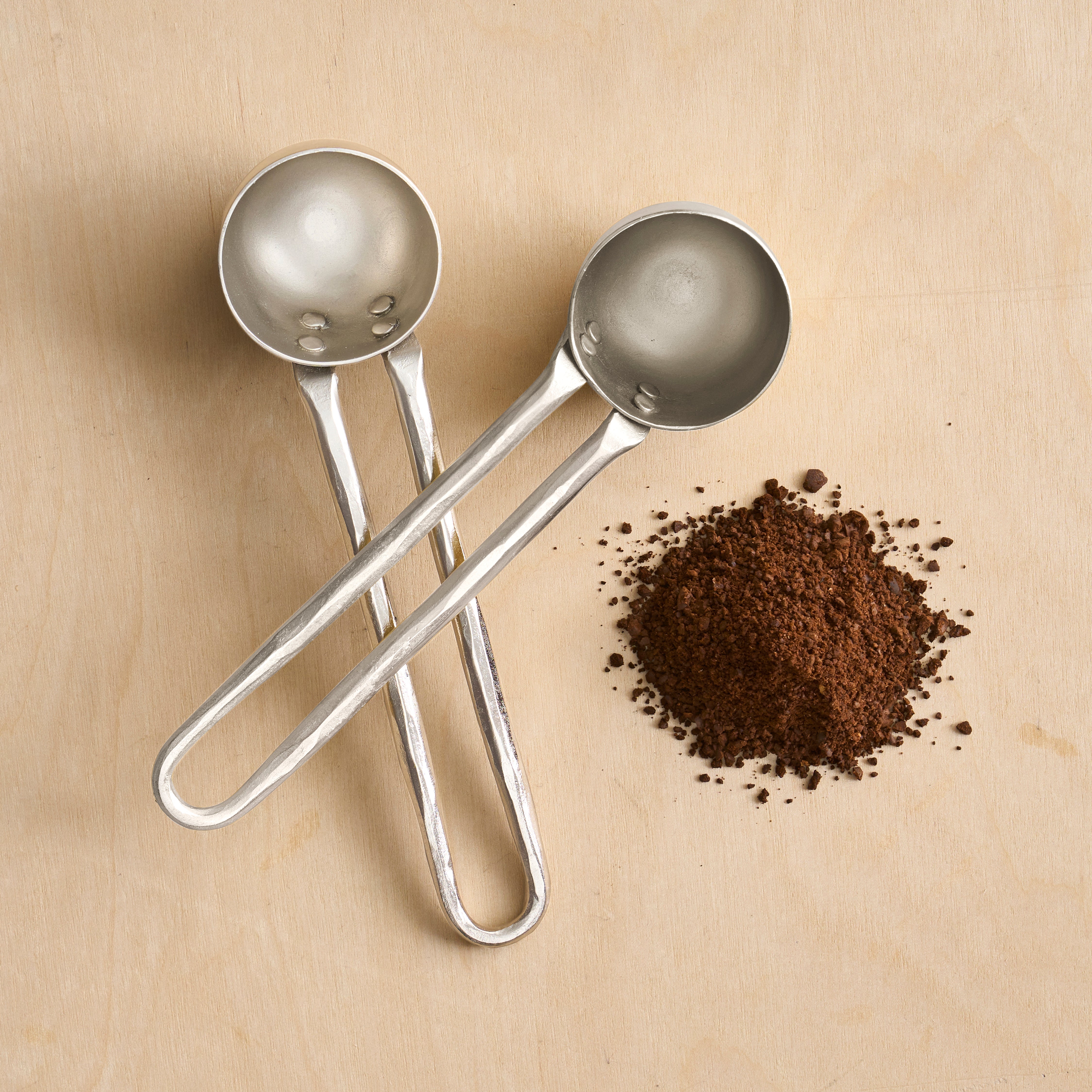 Forge Pewter Coffee Scoops - Set of 2