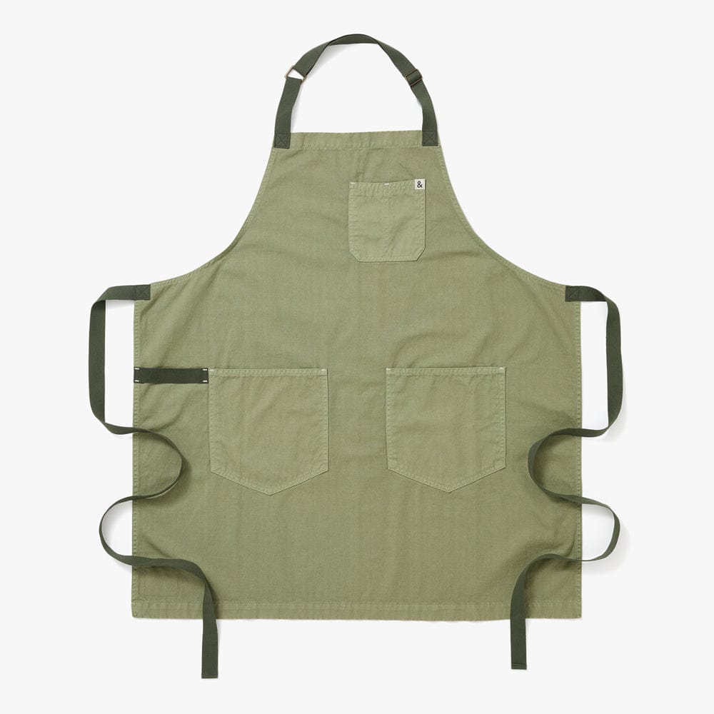 The Essential Apron - Matcha Green