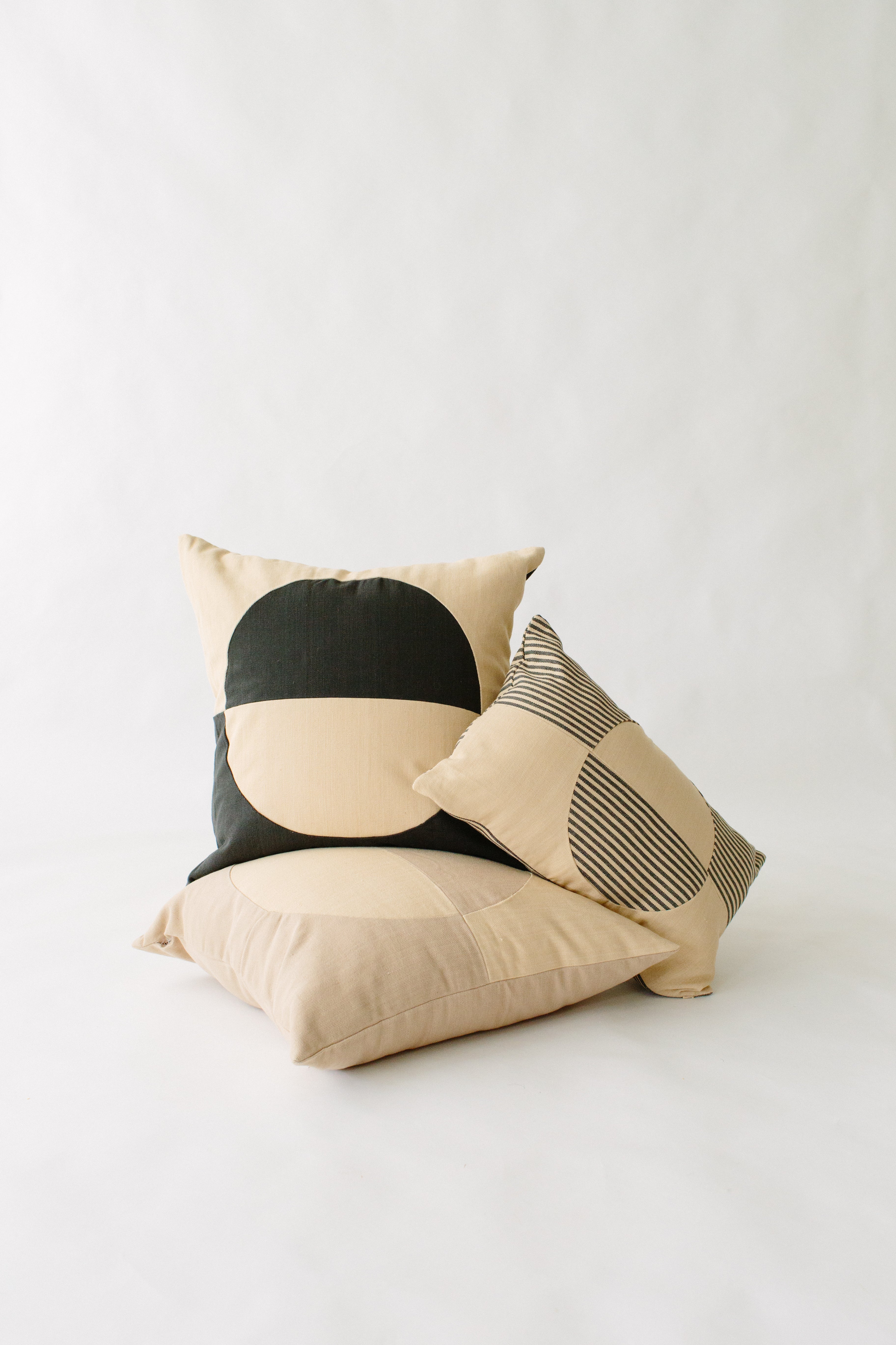 LOOM Imports Stripe Moon Lumbar Pillow