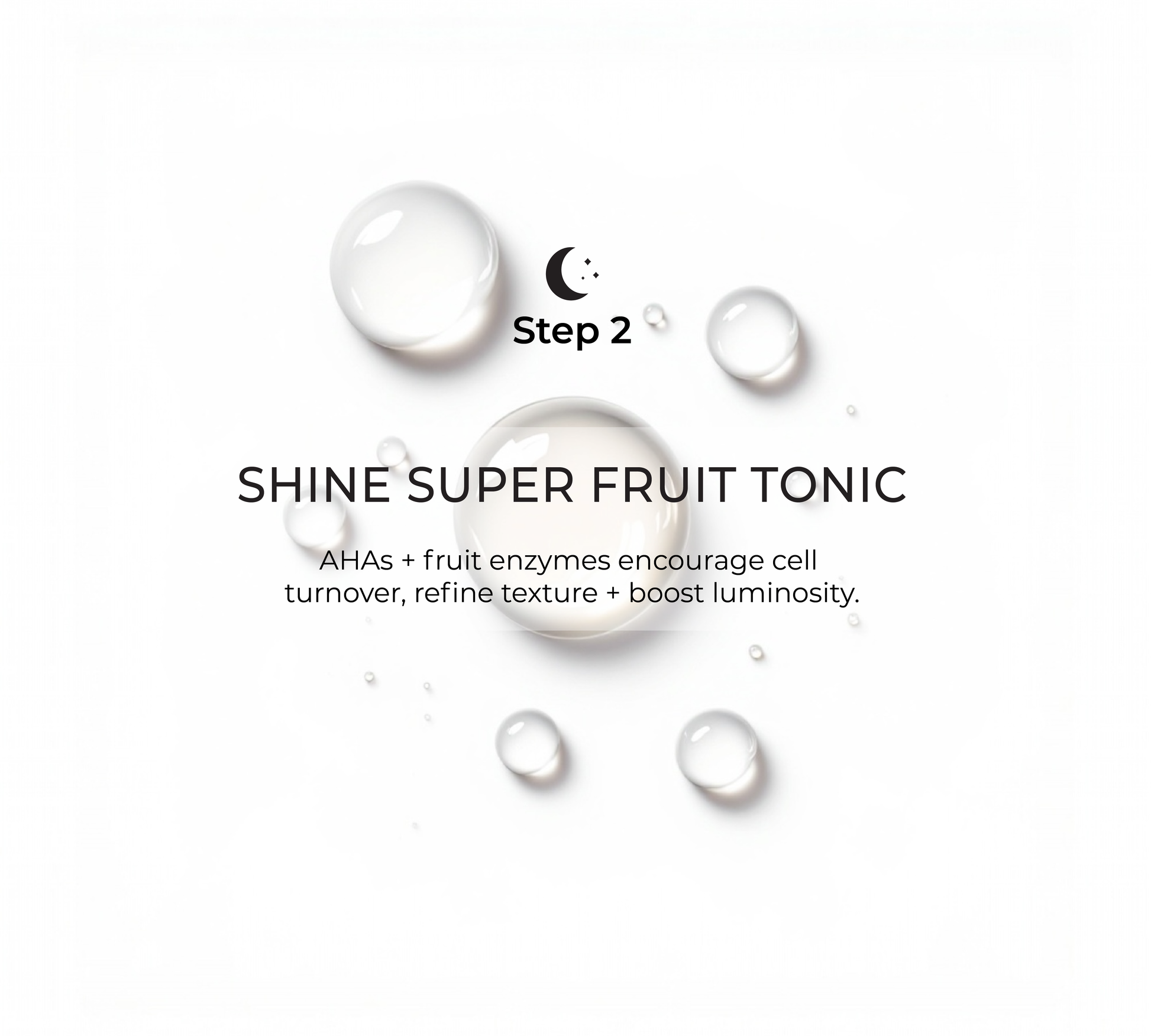 Shine superfruit tonic skincare routine guide