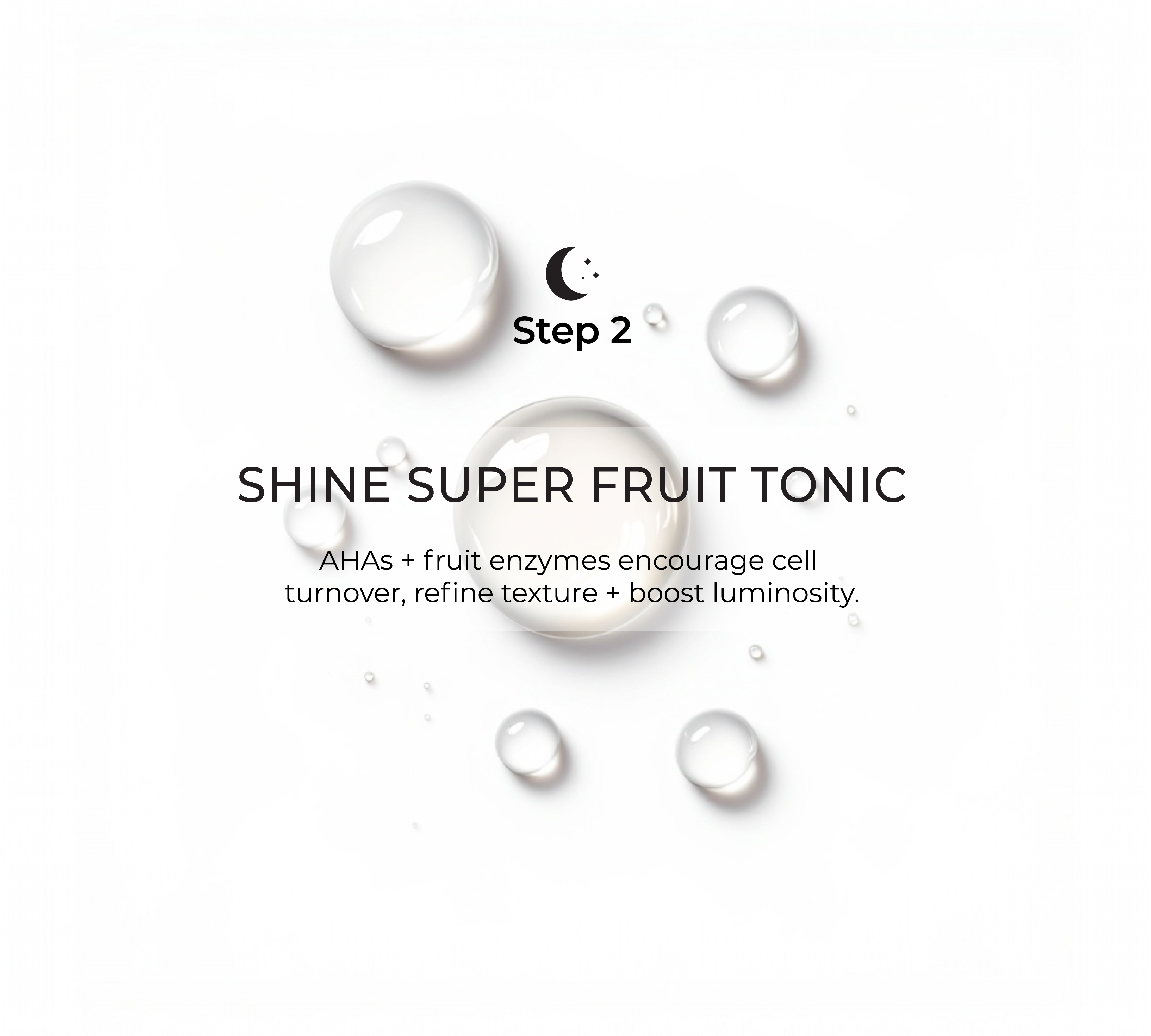 Shine superfruit tonic skincare routine guide