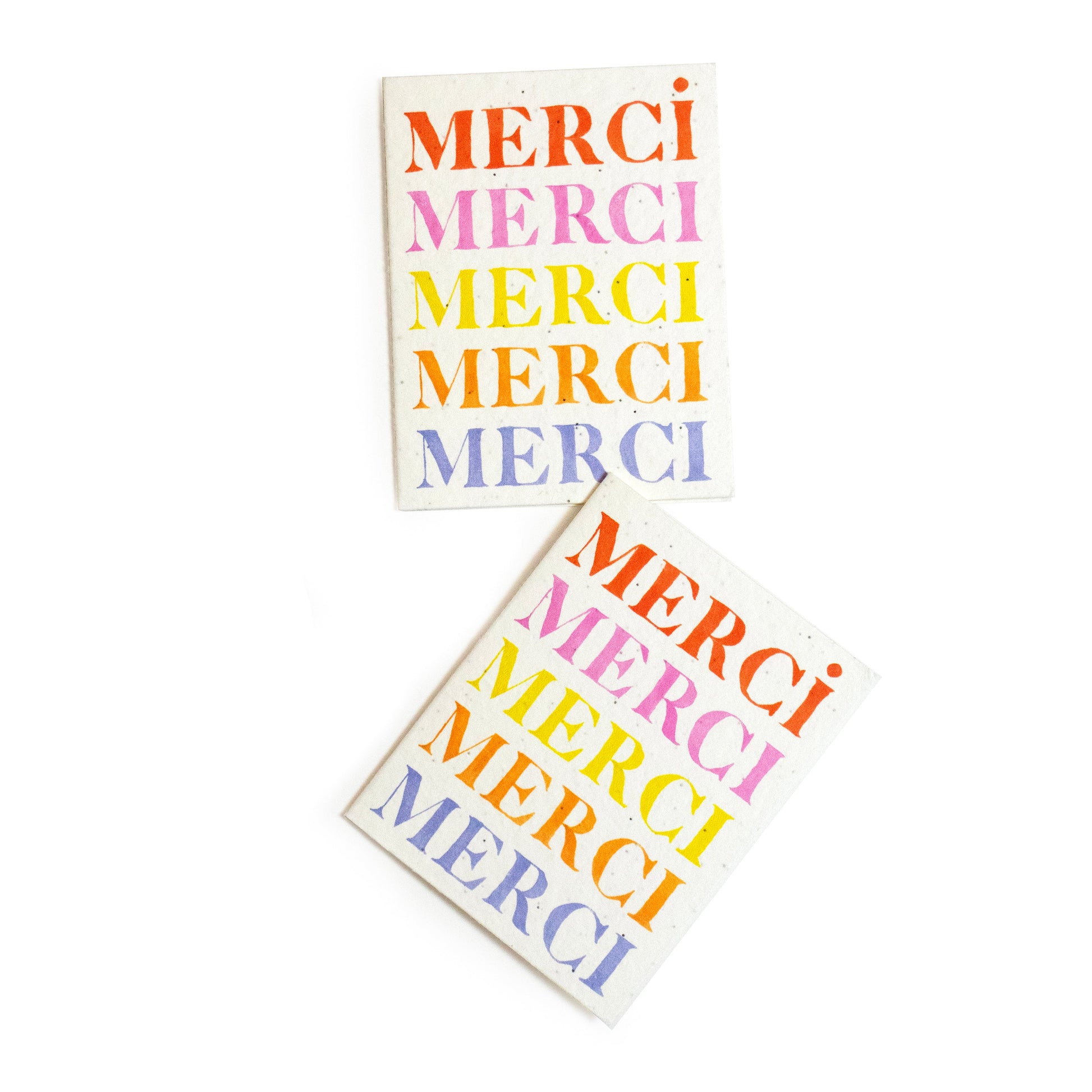 Merci cards, plantable seed cards, Thank you cards, Merci Seed Cards