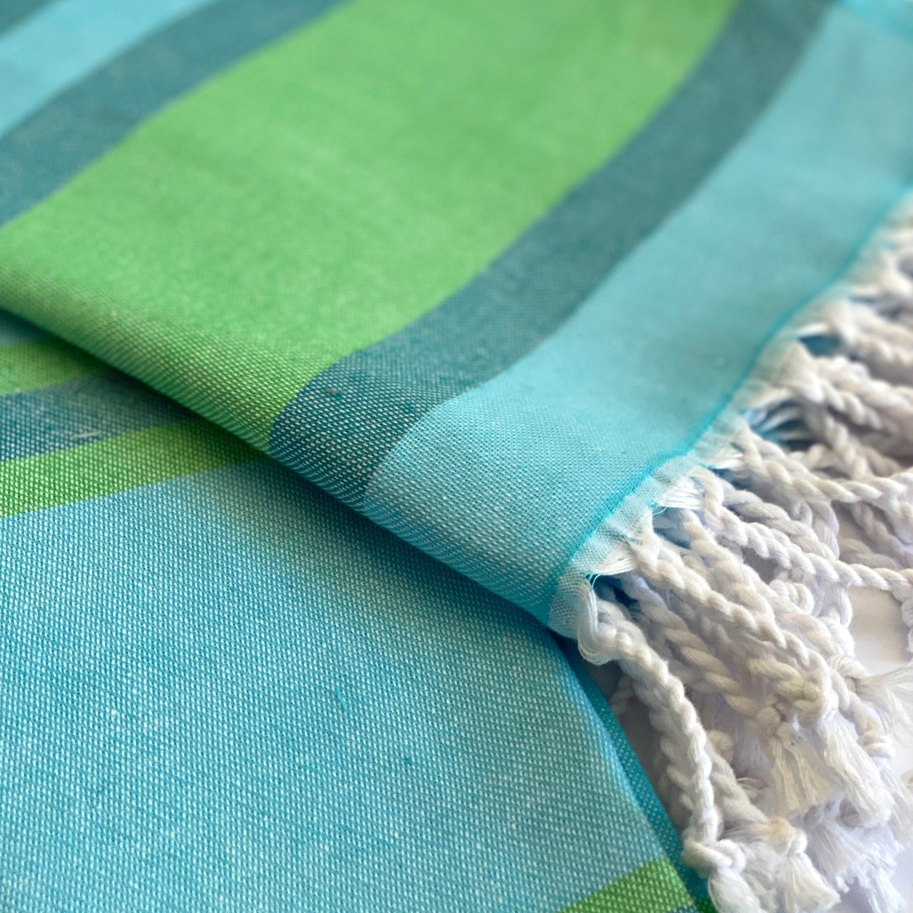 Samara Striped Sustainable Turkish Towel - Thumbnail 5