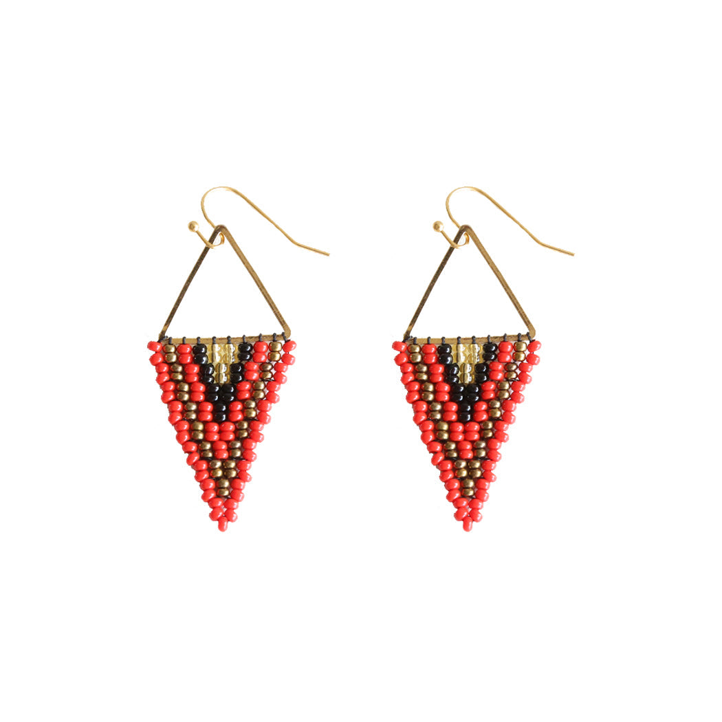 Fire Uve Embera Earring