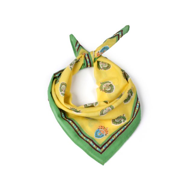 Soft Blossom Cotton Bandana - Sunmelon