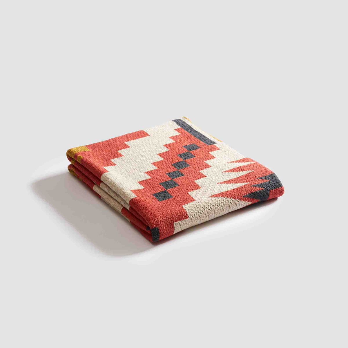 In2Green Eco Throw Cotton Sustainable Knit Throw Blanket | New Horizon