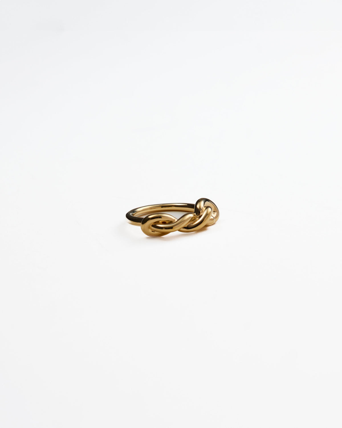 Ainslie Knot Ring in 14k recycled gold vermeil, view 5