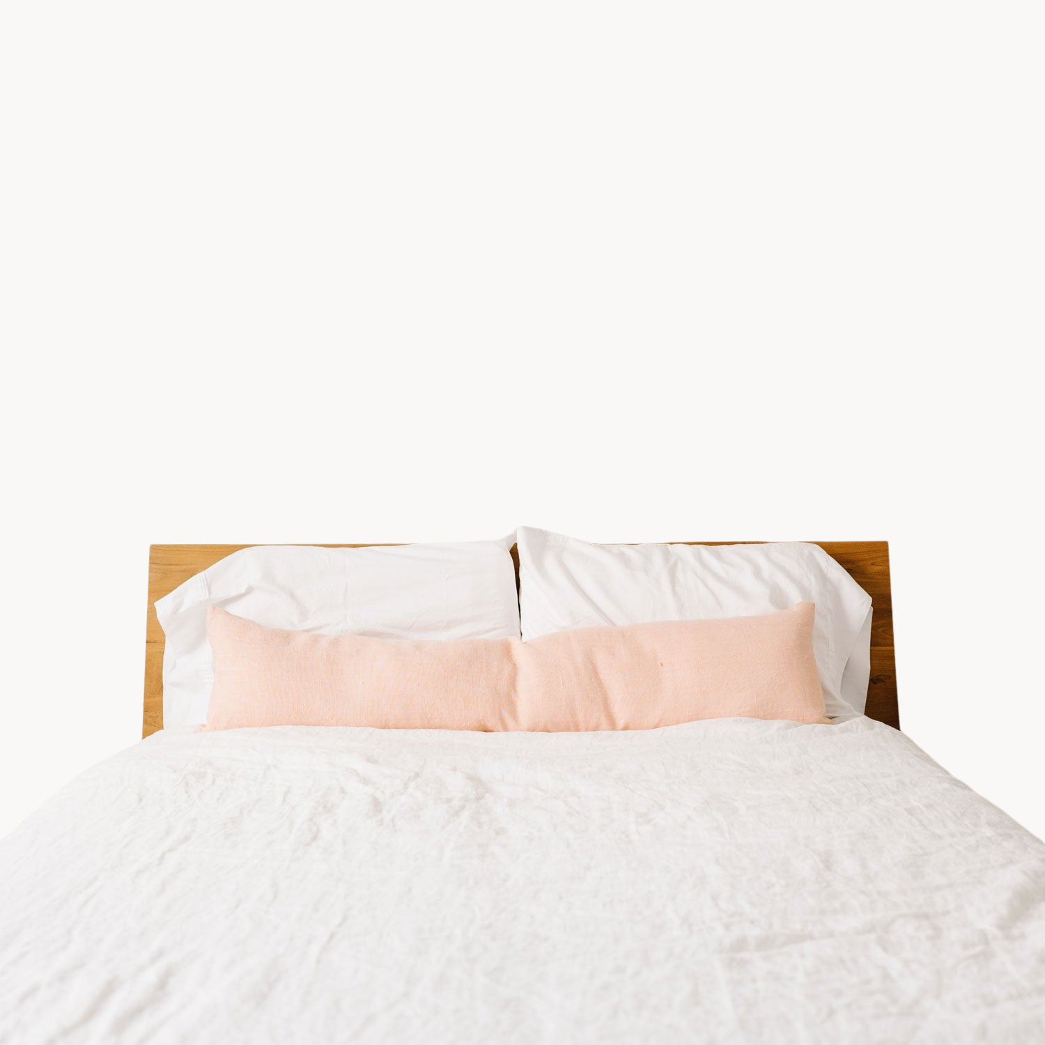 Stonewashed Linen Duvet Cover - White