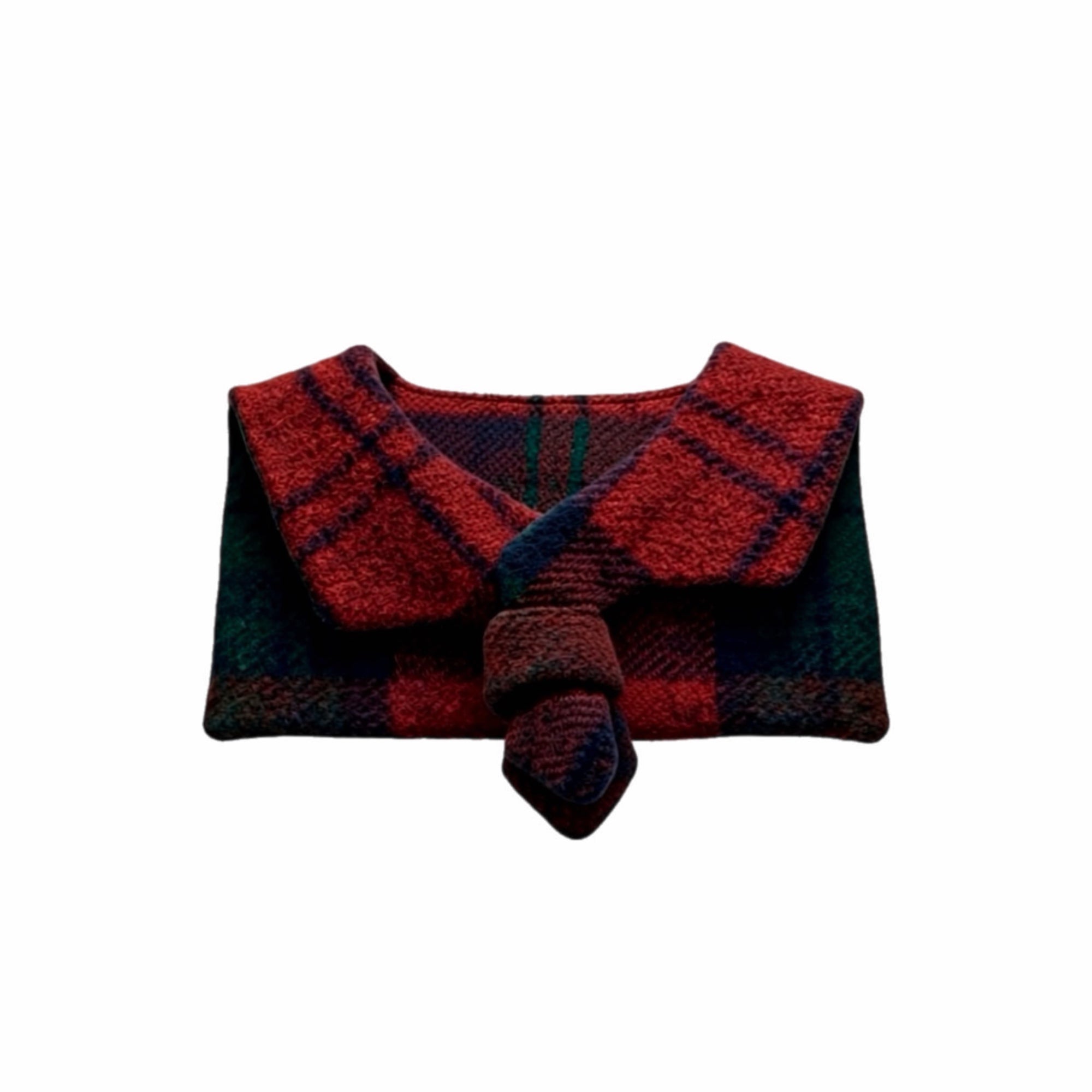 Heirloom Wool Sailor Collar – Loganberry Tartan