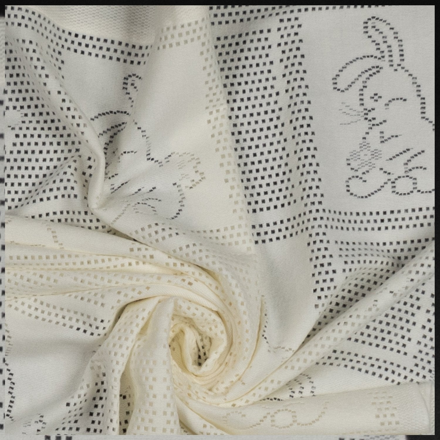 Southampton Home Lace Weave Bunny Baby Blanket ~ Ivory ~-Gifts-00810032751272-{sku]-Prince of Scots