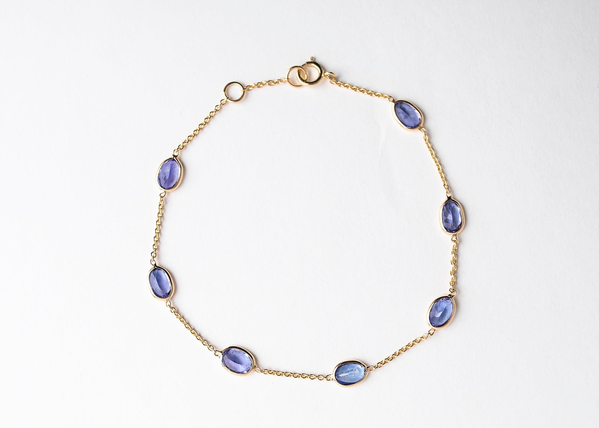 Midnight Blue minimal everyday fine jewelry in solid gold and sterling 925 silver with natural gemstones.