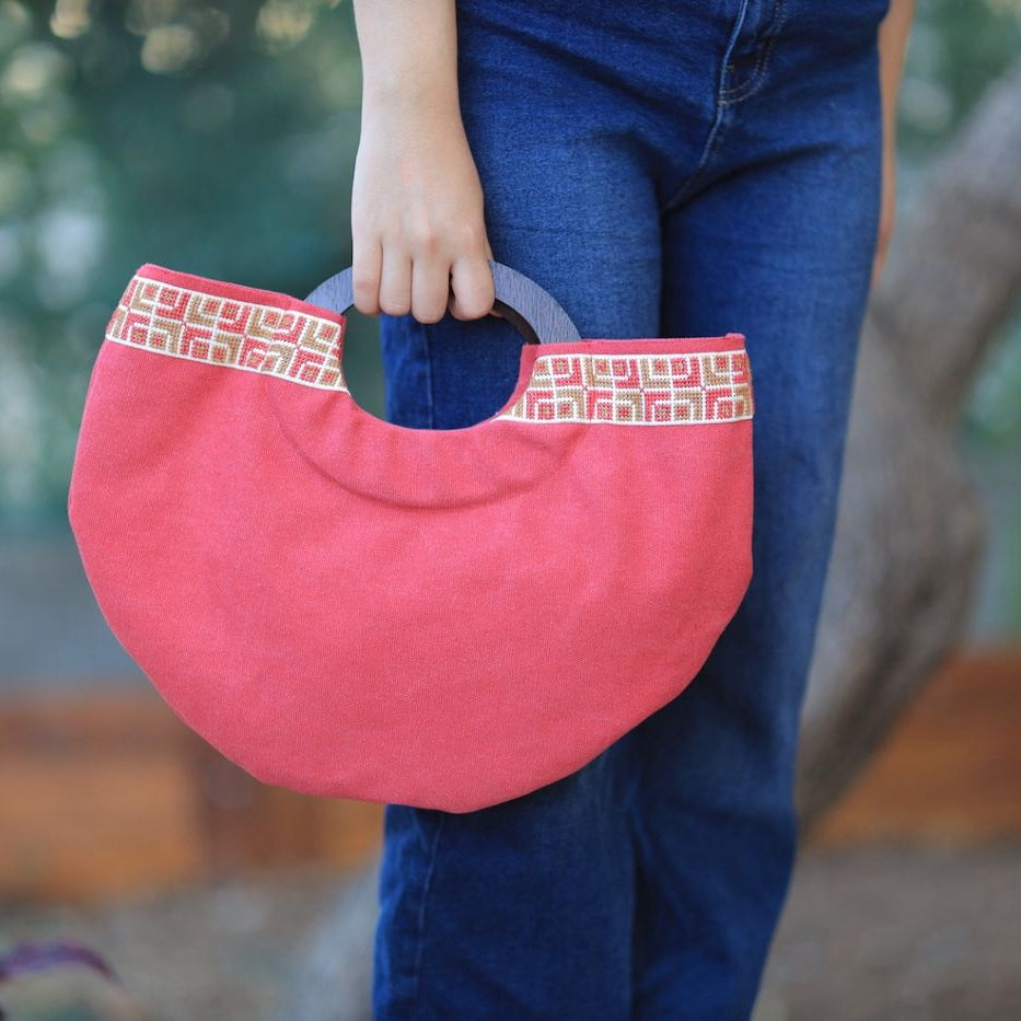 Half Moon Purse - Red