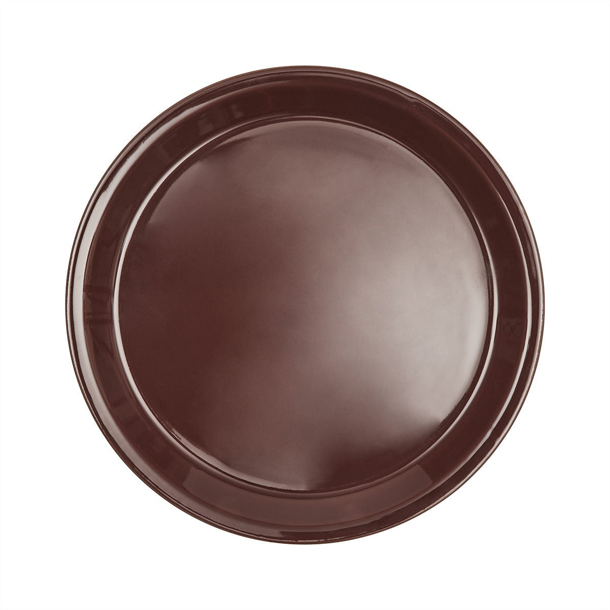 Yuka Lunch Plate Set Of 2 In Dark Terracotta 2