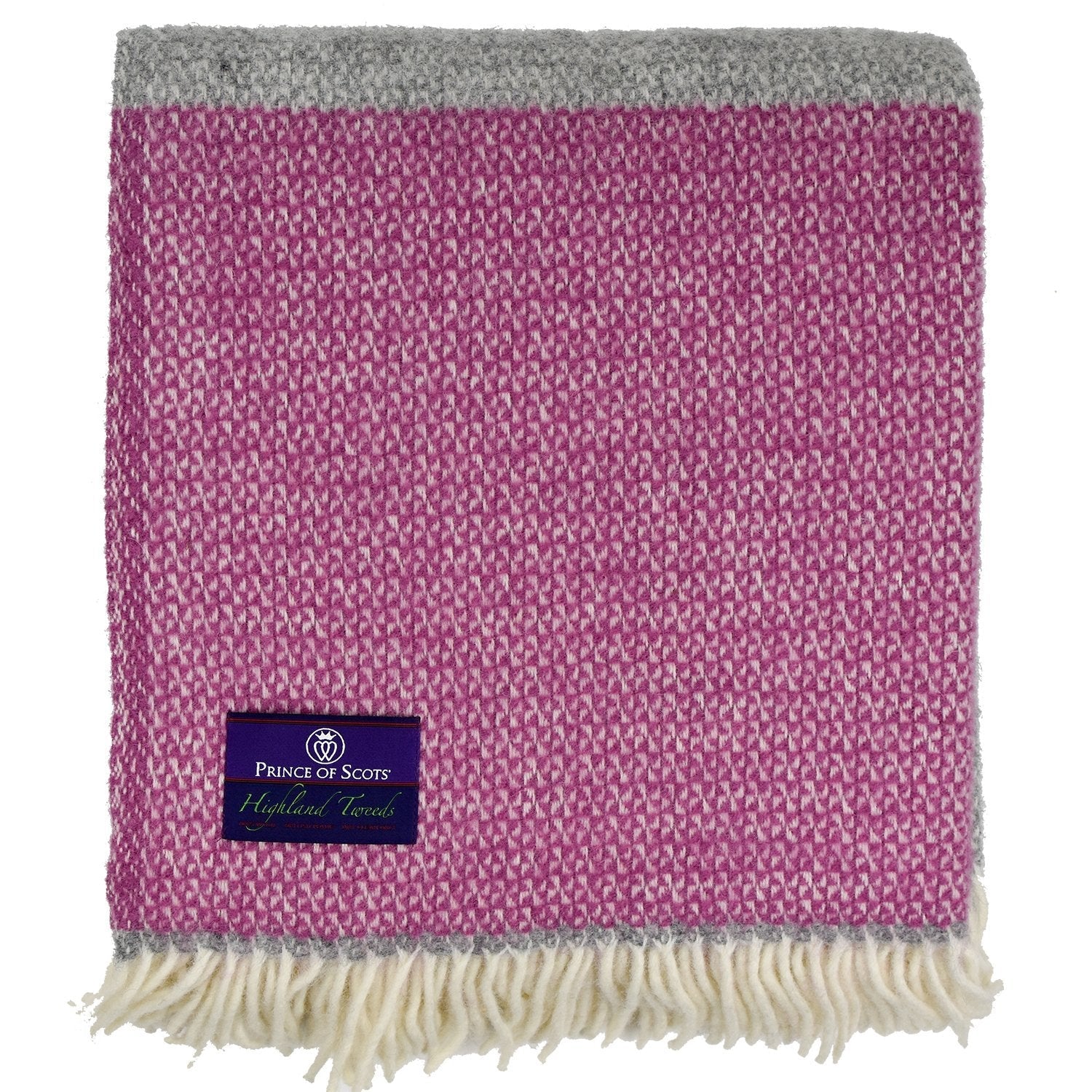Prince of Scots Highland Tweed Estate Pure New Wool Throw ~ Vineyard ~-Throws and Blankets-Prince of Scots-0634934461516-K4050032-011-Prince of Scots