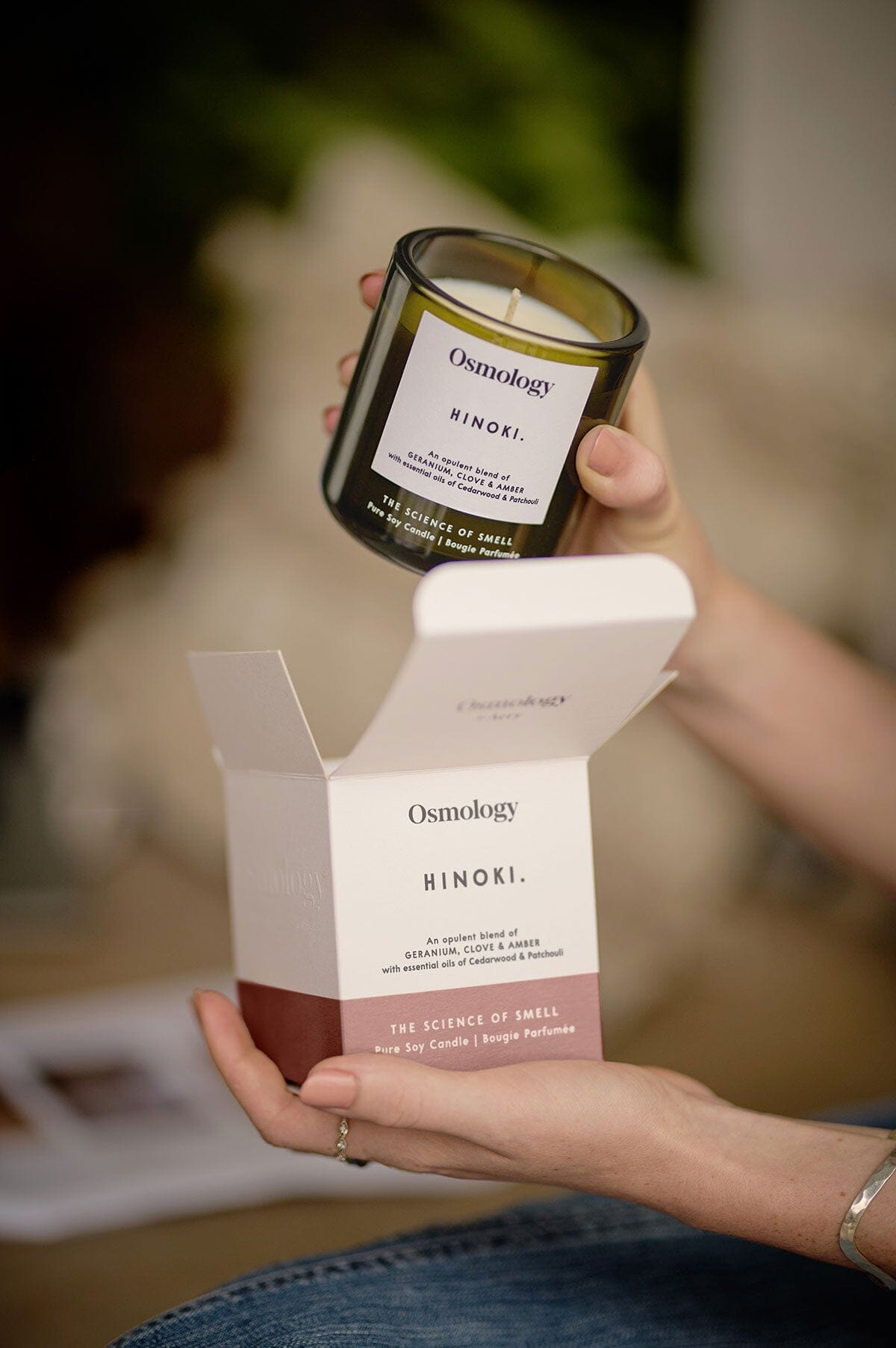 Hinoki Scented Candle Utility Collection Osmology 