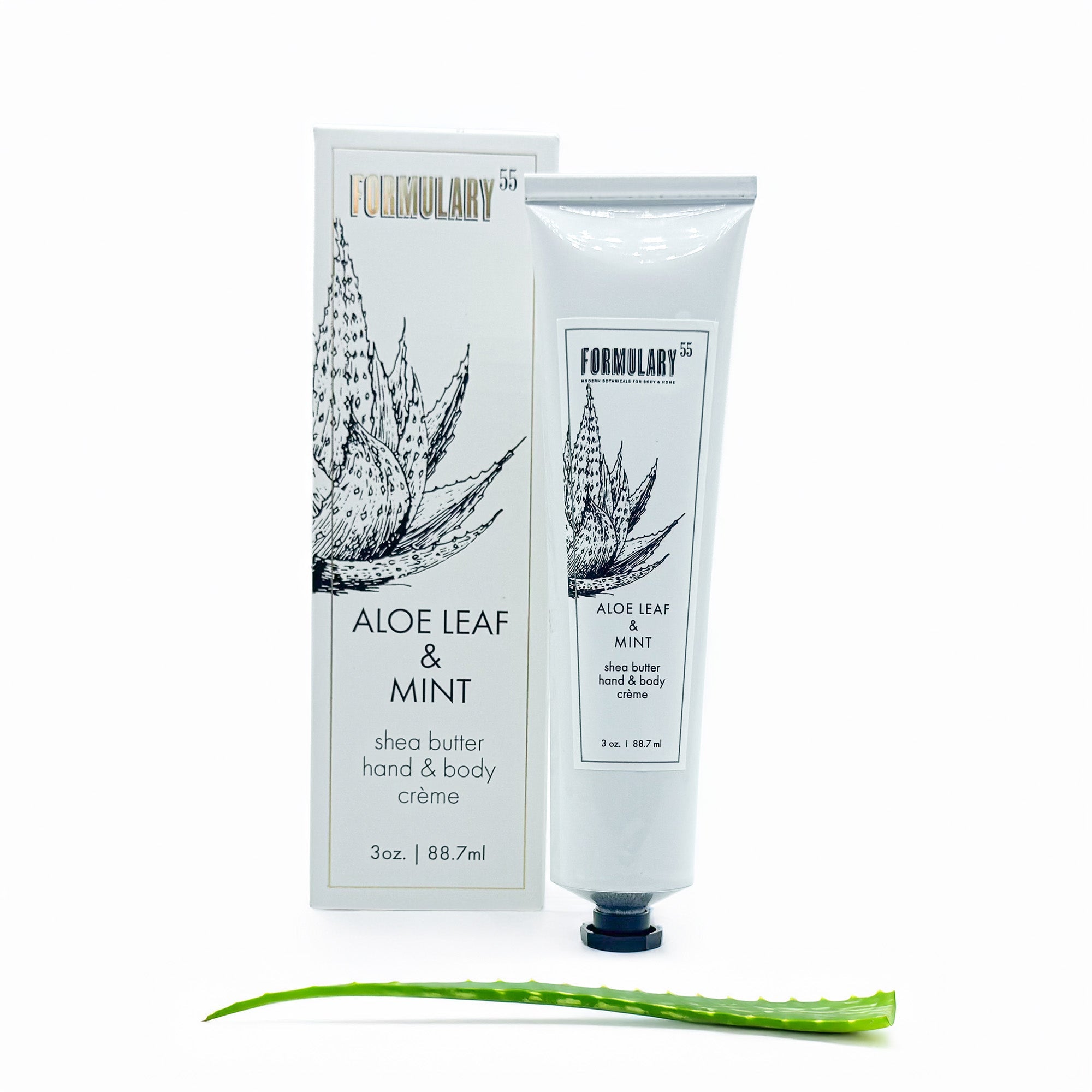Aloe Leaf & Mint - On-the-Go Shea Butter Hand and Body Creme Tube