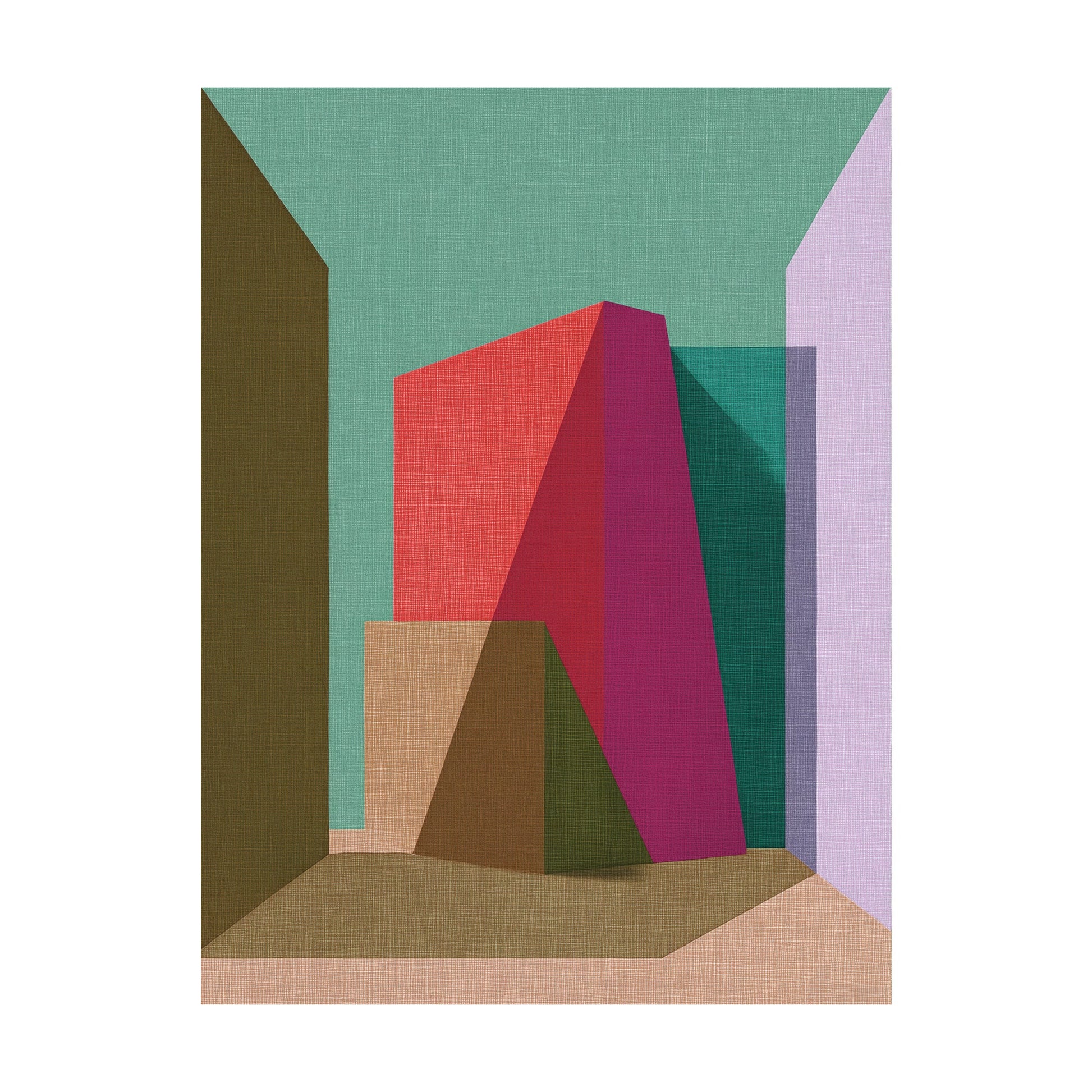 Form and Structure No. 12 — Geometric Abstract Art Print