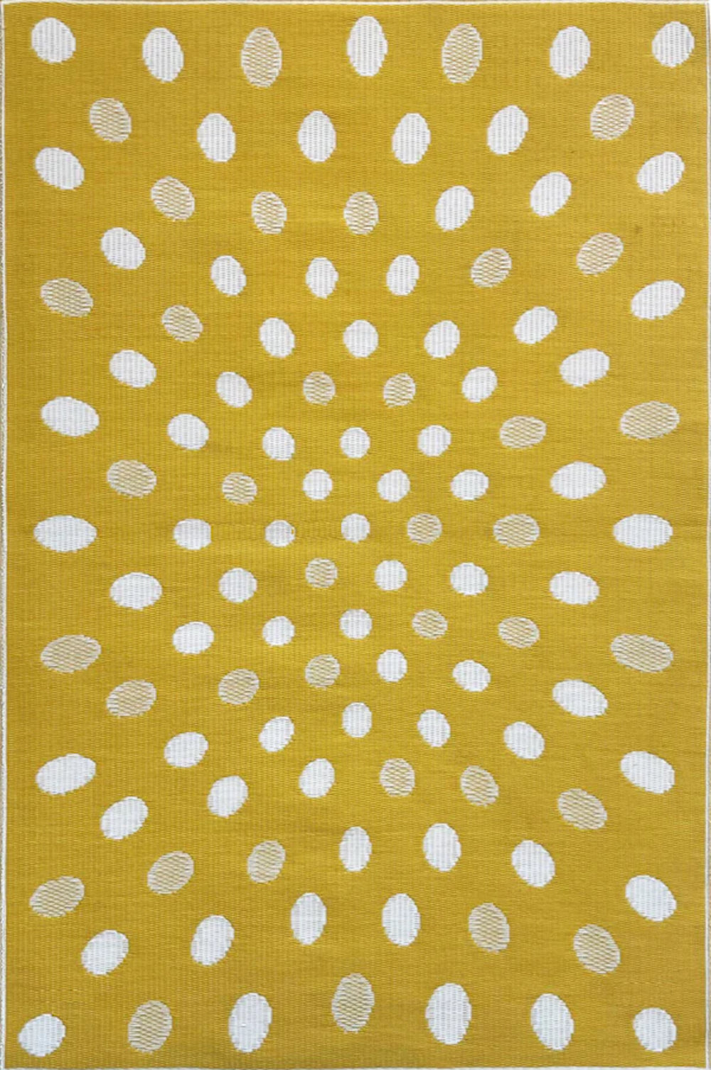 Crazy Dots Yellow & White
