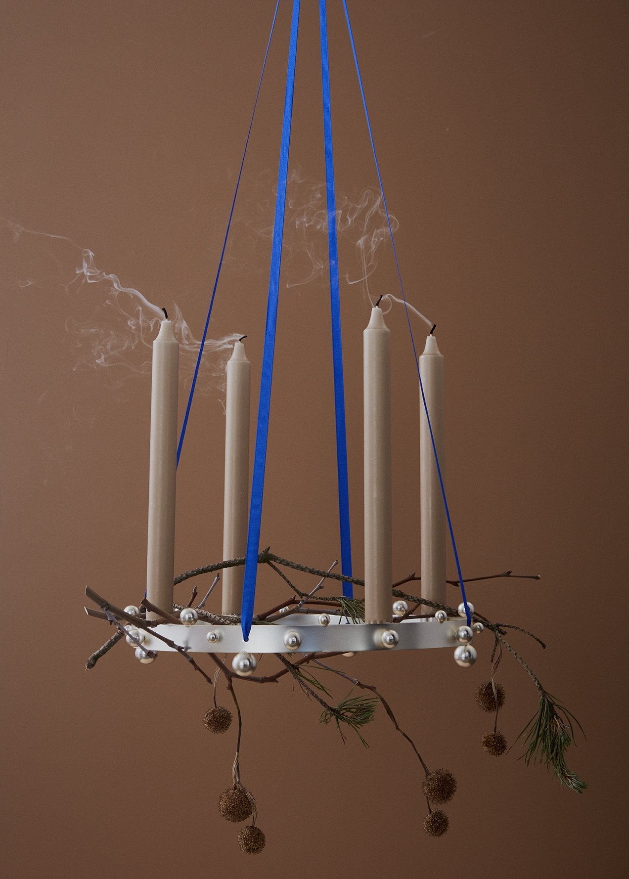 Pearl Advent Candleholder Silver By Oyoy 4