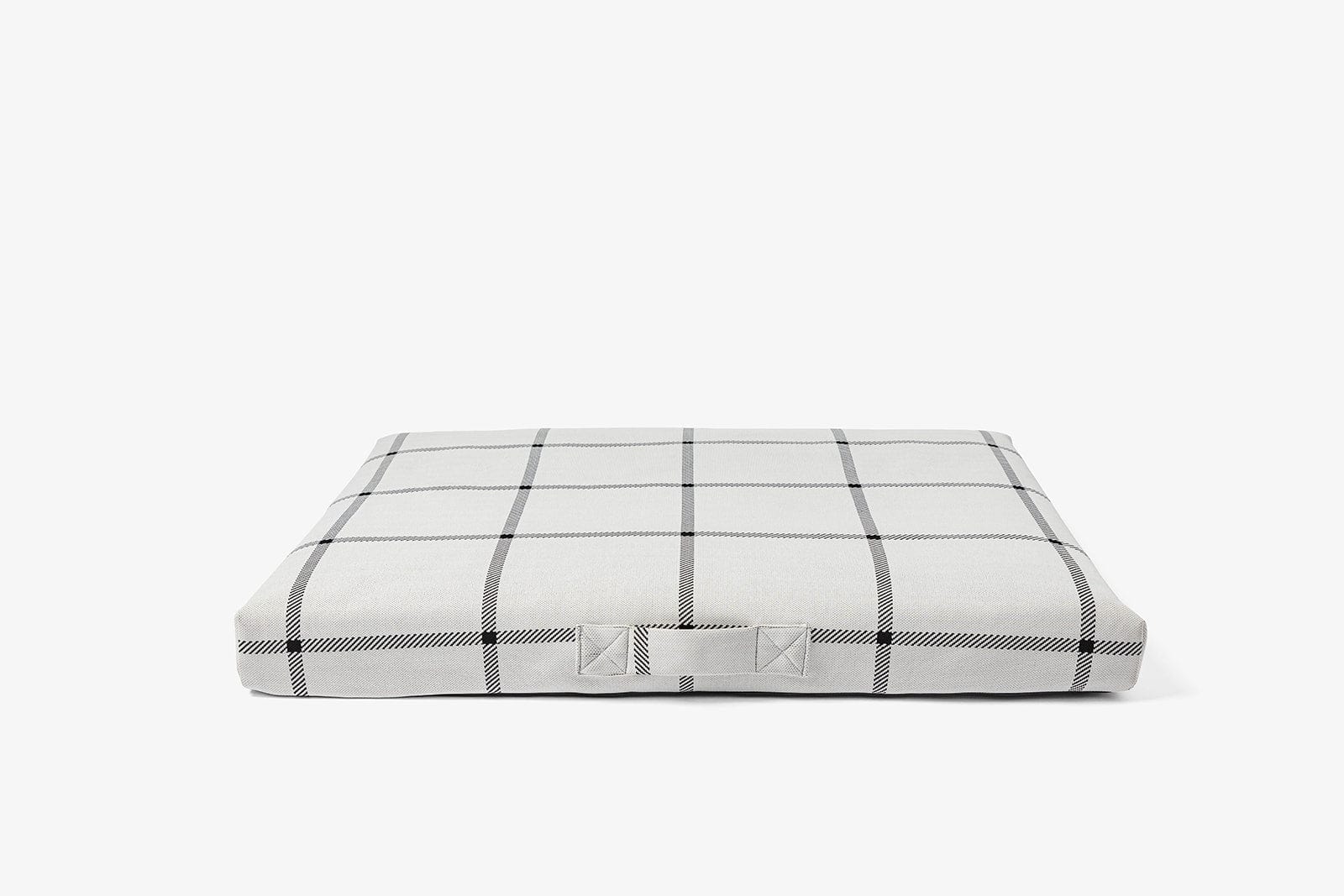 Laylo Pets LAY LO Pets - White Plaid Dog Bed or Bed Cover Lay Lo Pets, plaid dog bed