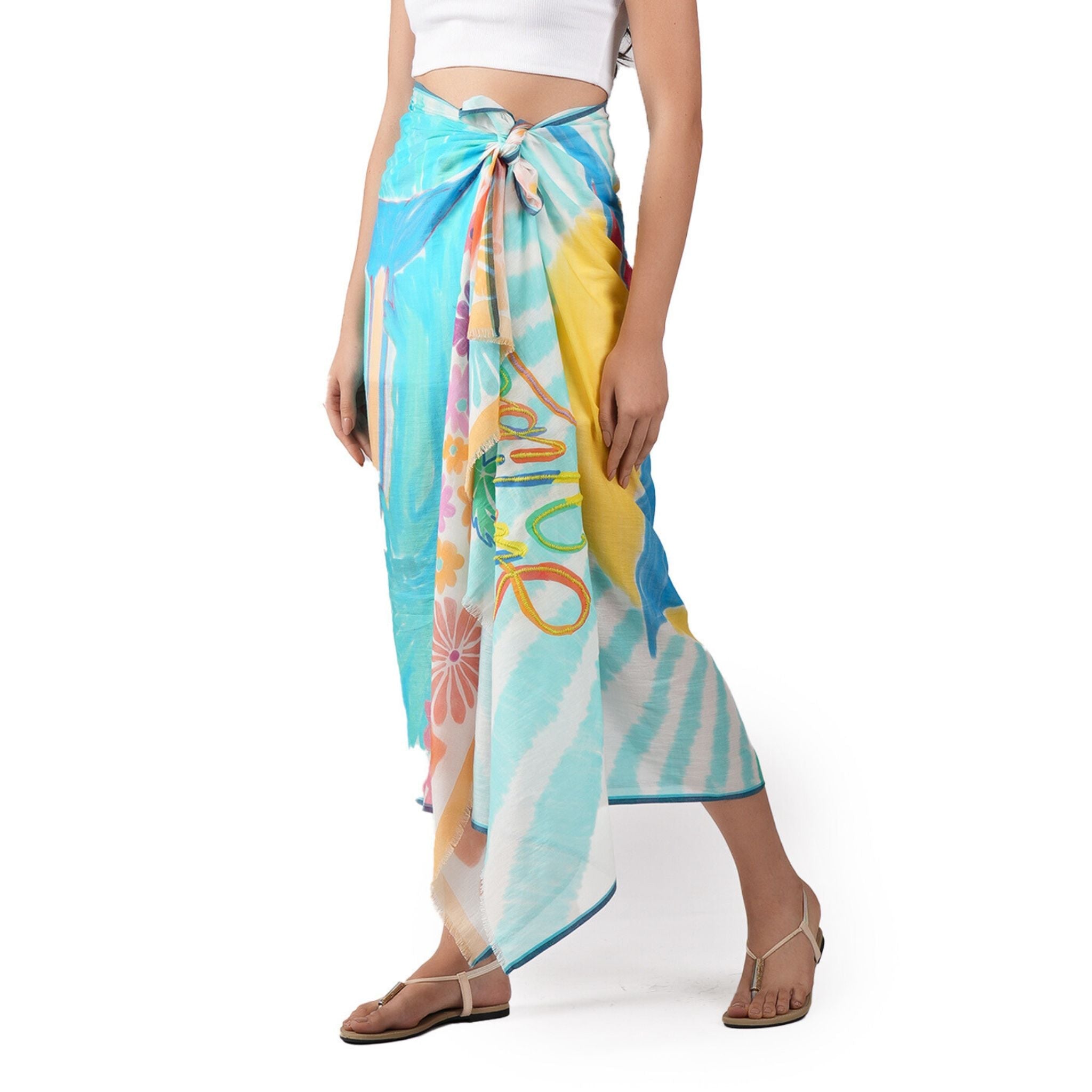 Summer Vibes Scarf - Aquamarine