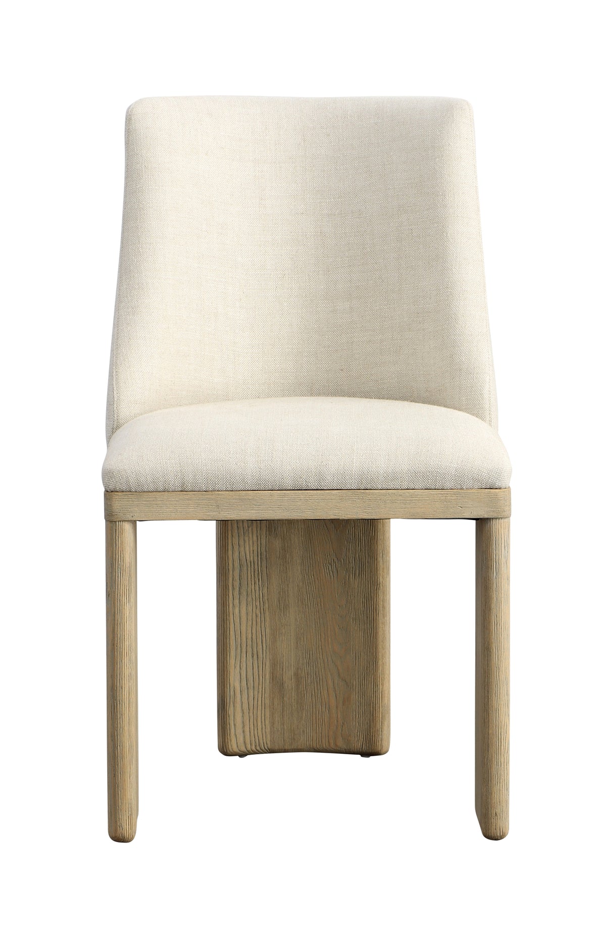 Cora Linen Upholstered Dining Chair with Ash Wood Frame