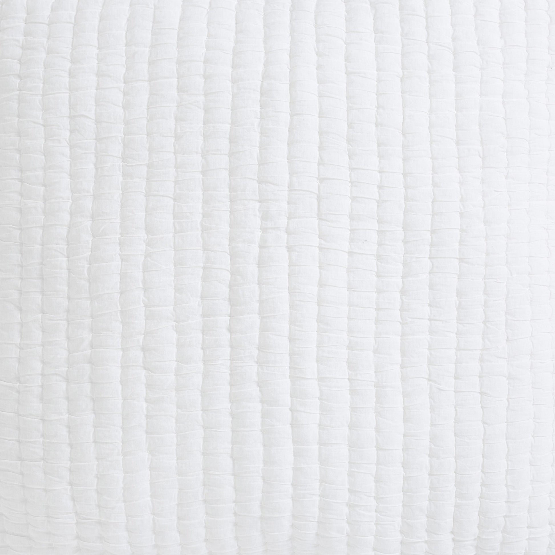 QT-358-9496_8|Crisp white vertical channel quilted coverlet, offering a clean, modern aesthetic and lightweight comfort for any bedroom.