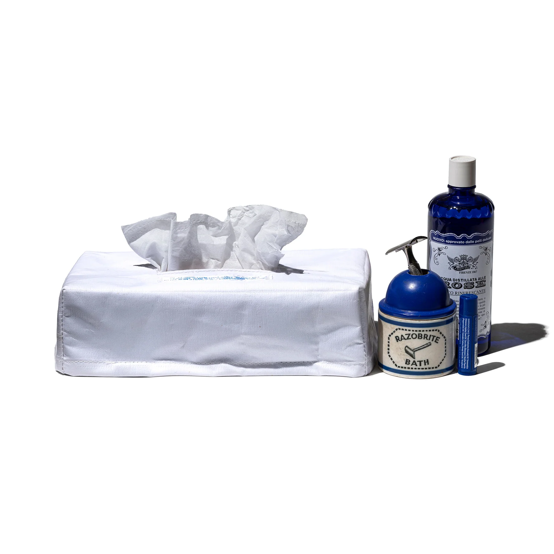 Emergency Tissue Box Cover White 1