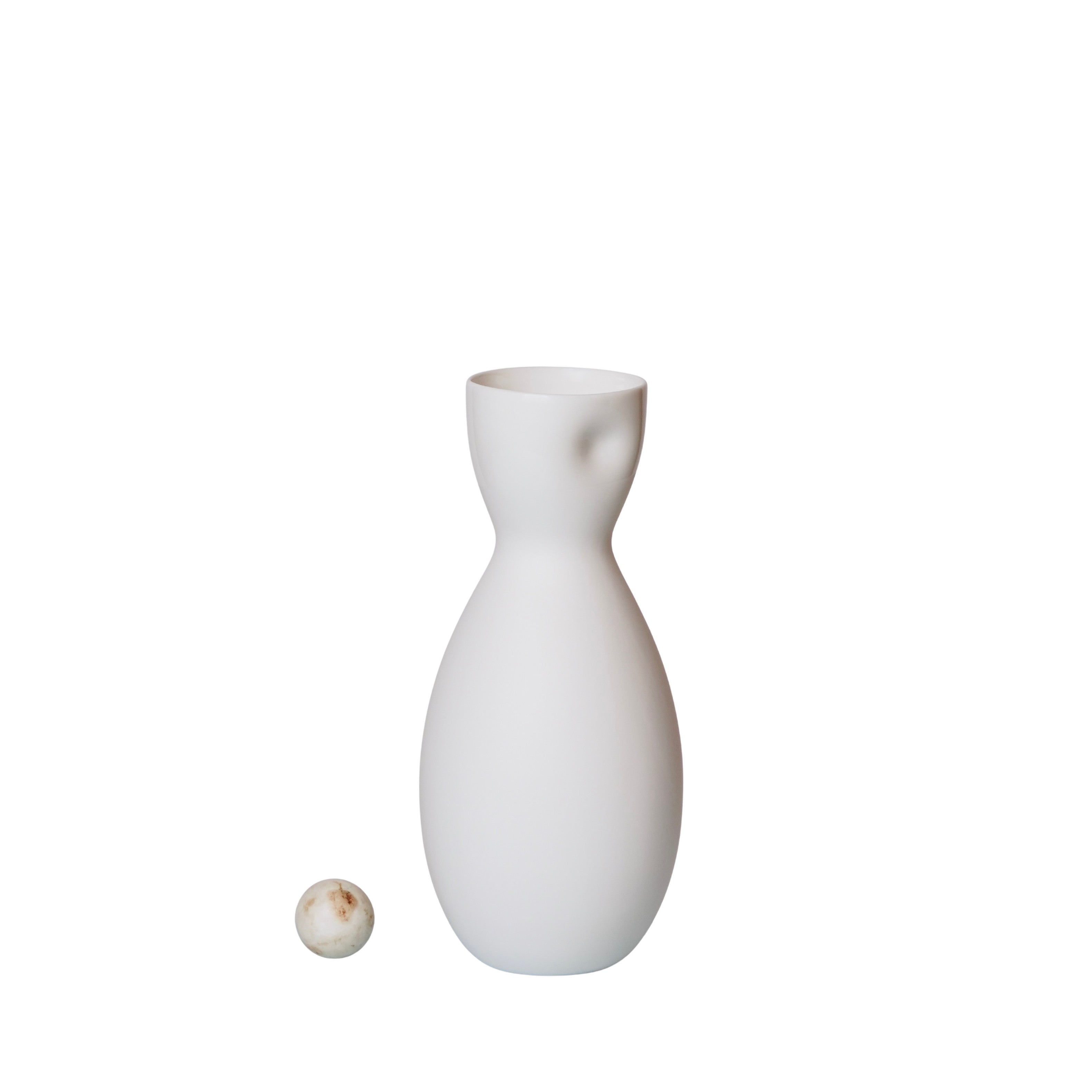 Unique Series Thumb Print Porcelain Carafe or Vase