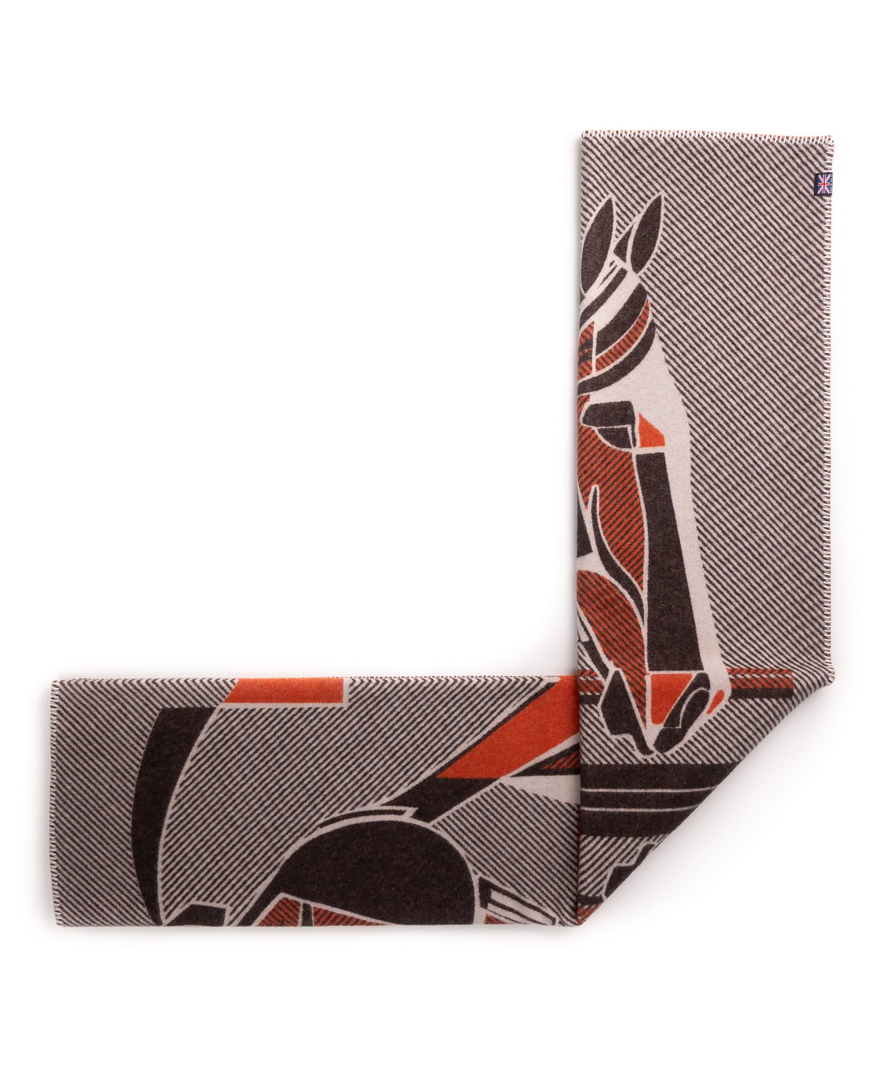 The Thoroughbred Throw – Extra-Fine Italian Merino Wool | 57" x 74"-Throws and Blankets-[bar code]-Prince of Scots
