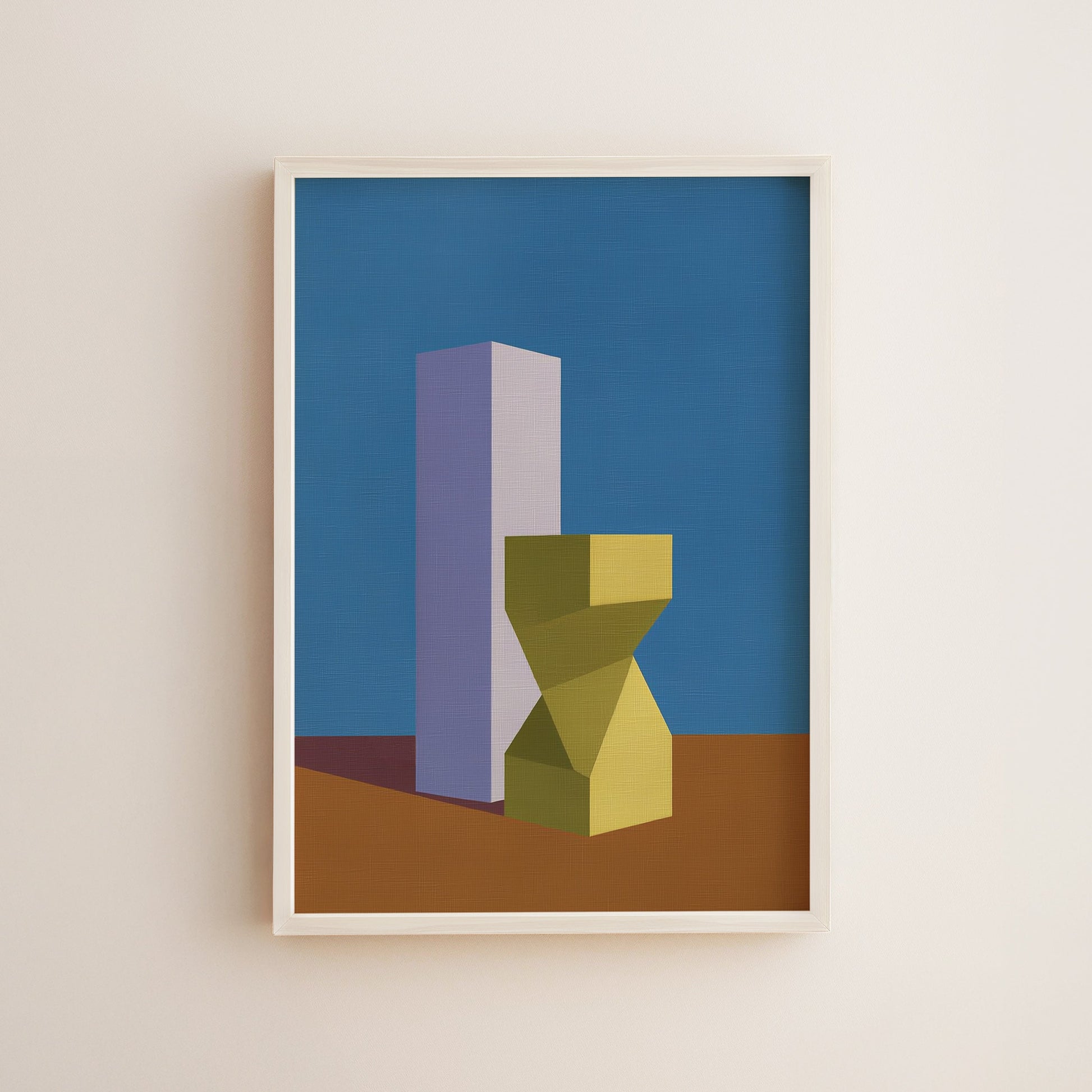 Form and Structure No. 05 — Geometric Abstract Art Print