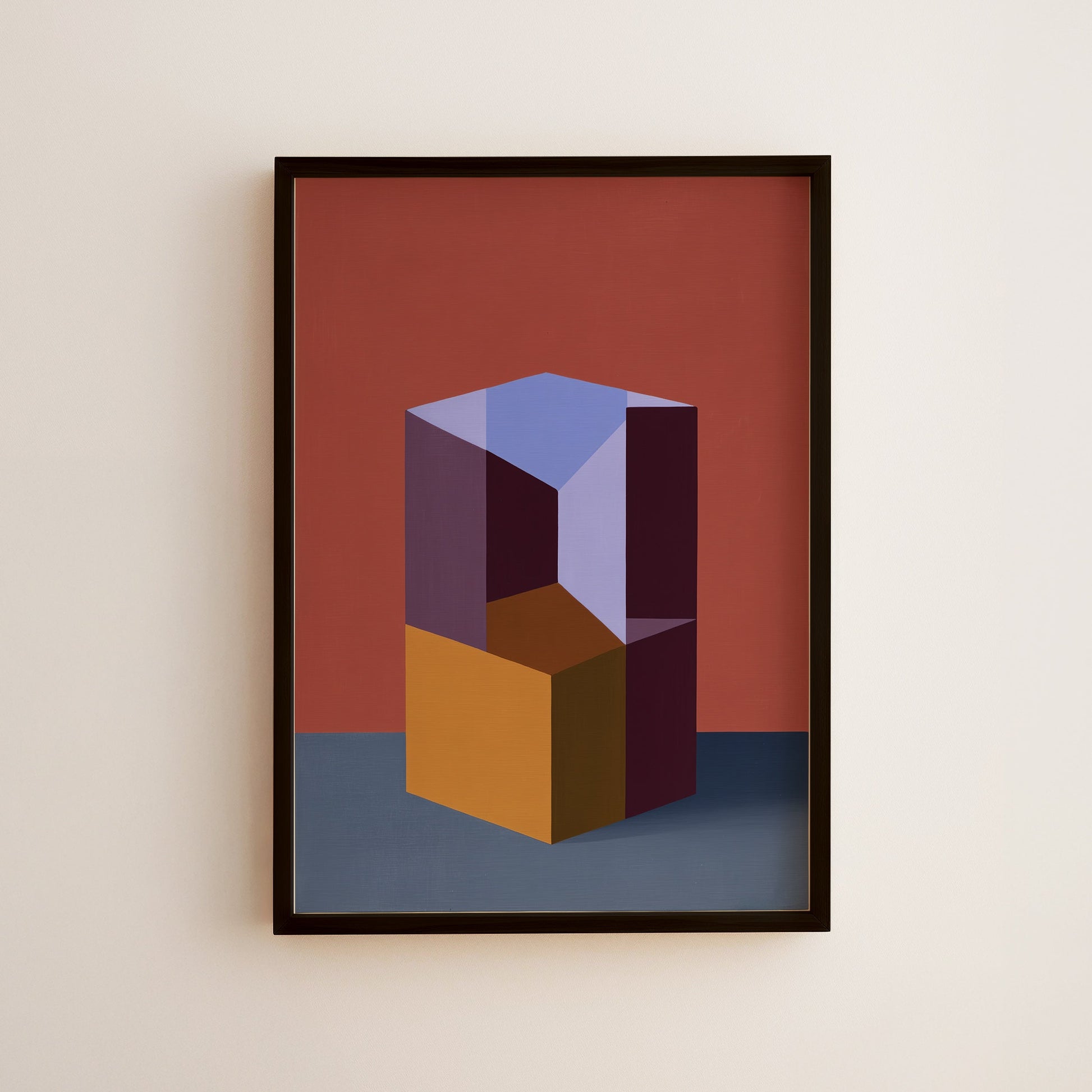 Form and Structure No. 07 — Geometric Abstract Art Print