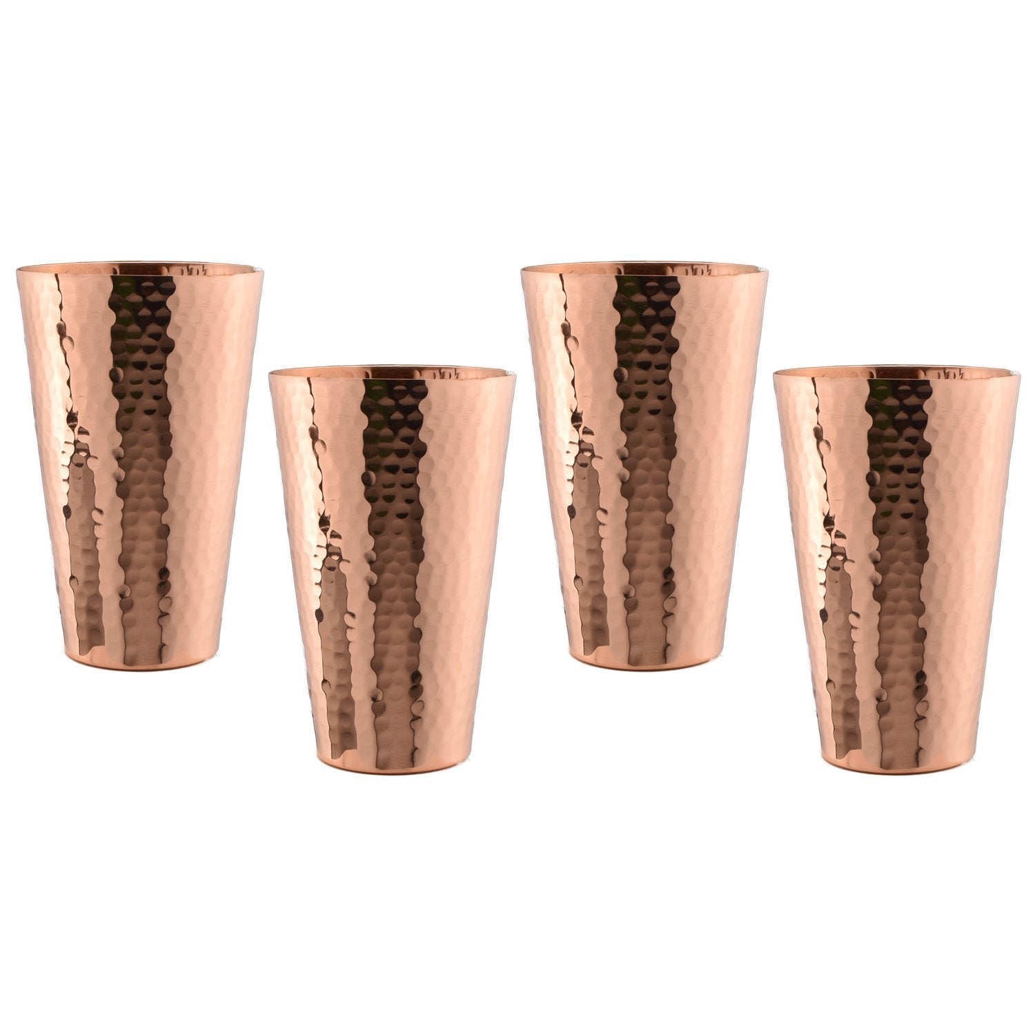 Hammered Copper Ice Tea Tumbler (Set of 4)-Dining and Entertaining-Prince of Scots-810032754143-IceTea18oz-4-Prince of Scots