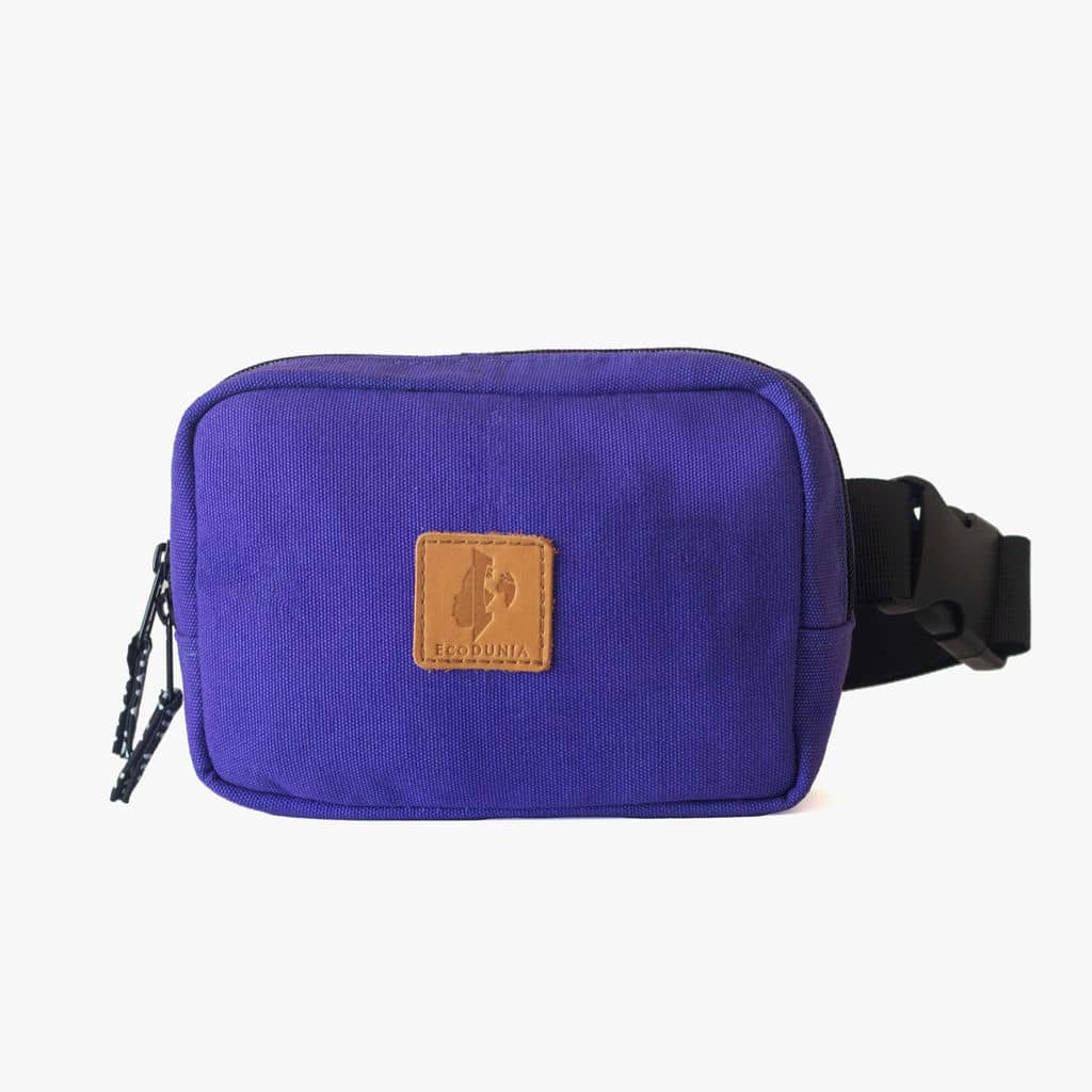 Canvas Crossbody Belt Bag Pouch, The Everywhere Belt Bag #color_purple