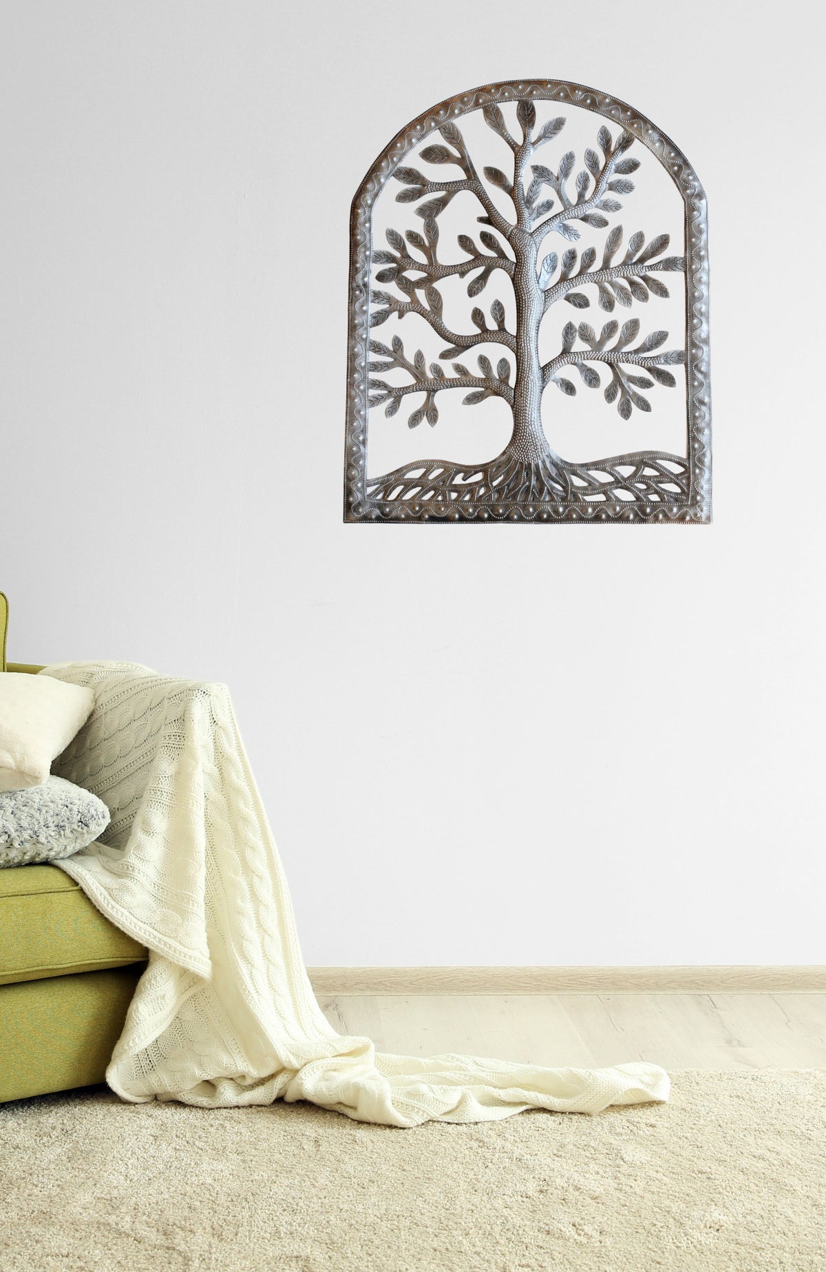 Haitian Tree of Life Metal Art - Arch