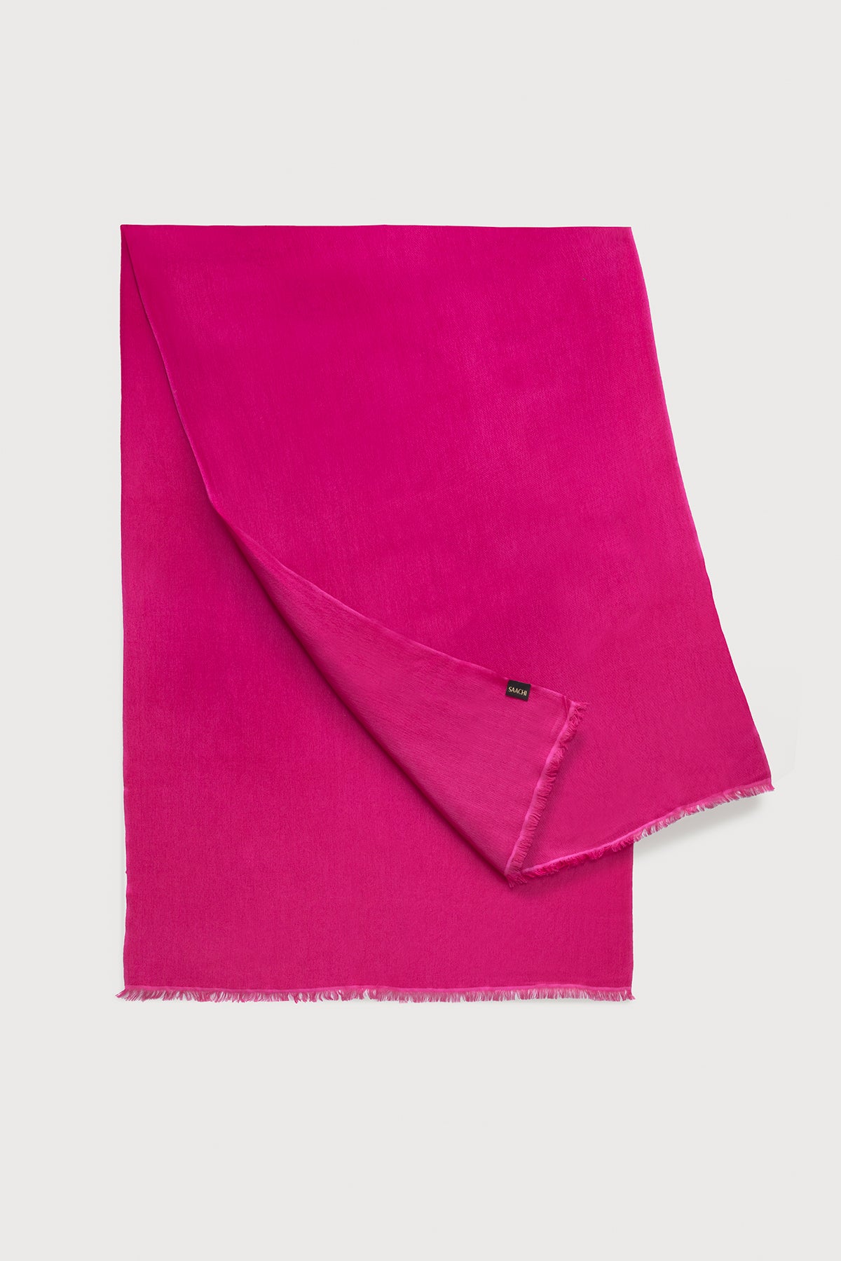 Cashmere Silk Scarf - Deep Pink