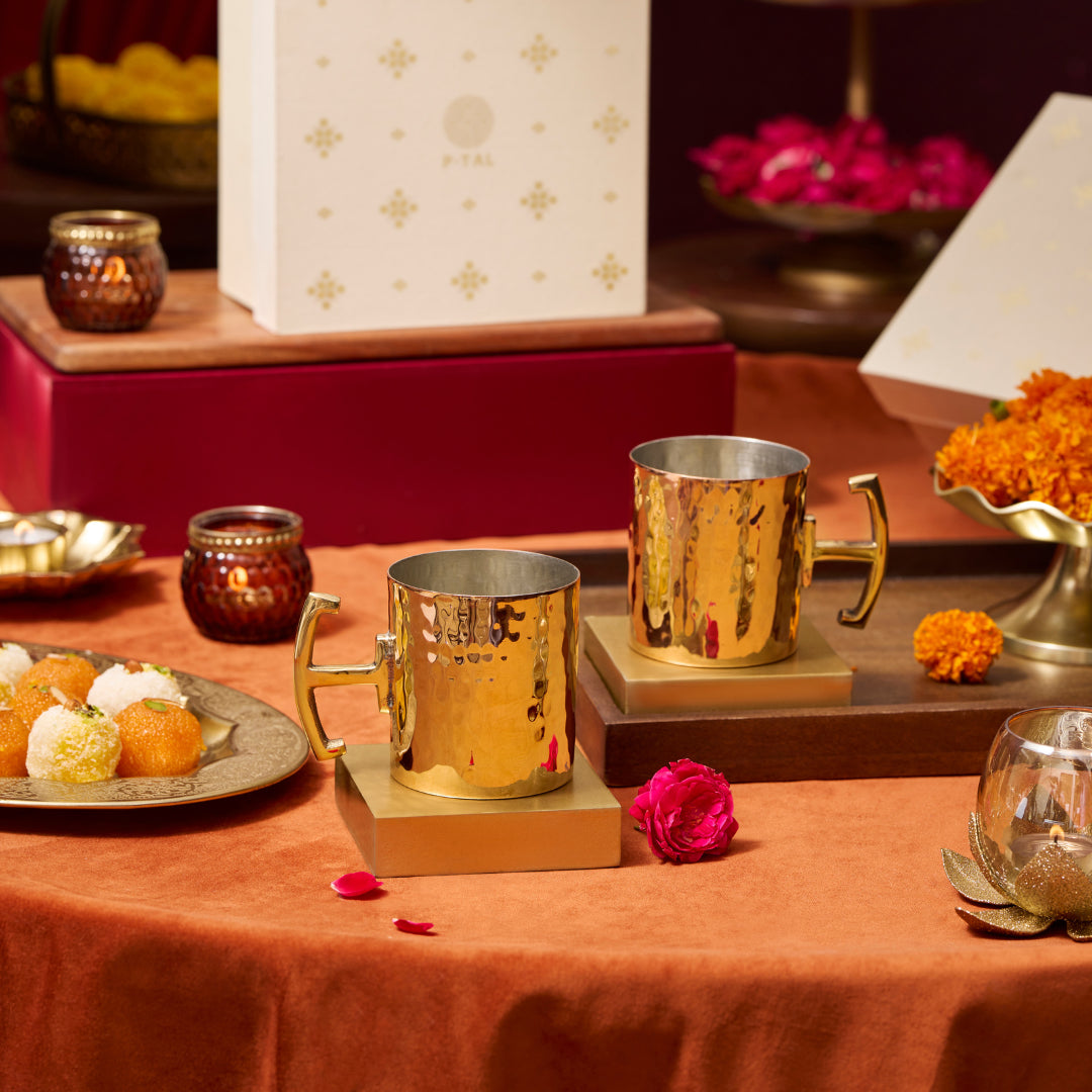 Copper Moscow Mule Mugs (Set of 2 in gift box) P-TAL