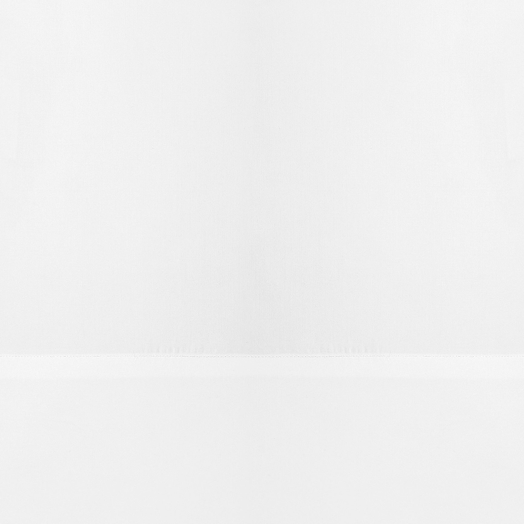 QSS-539-6080_6|Detailed close-up of smooth, pure white 100% cotton flat sheet, showcasing its soft texture and fine weave.