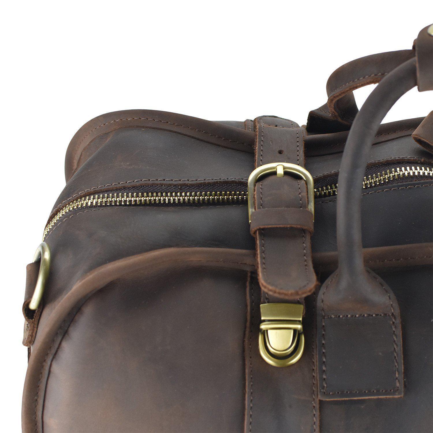 WANDERLUST Large EveryDay Bag ~ Dark Brown ~-Luggage-Prince of Scots-Prince of Scots