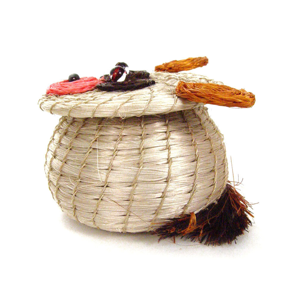 Bush Baby Lidded Basket - Image 3