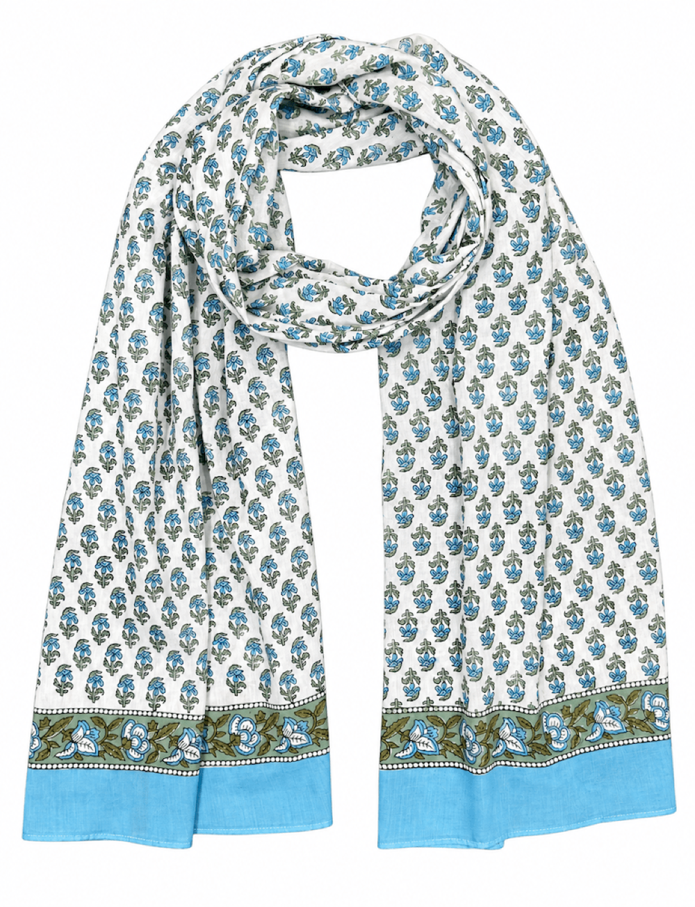Blue Buti Scarf - Passion Lilie