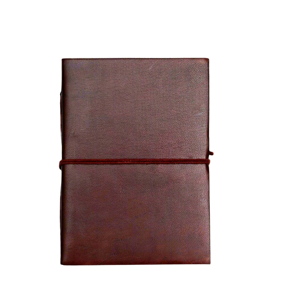 Custom engraved leather notebook – create your own cover design for a unique, handcrafted journal